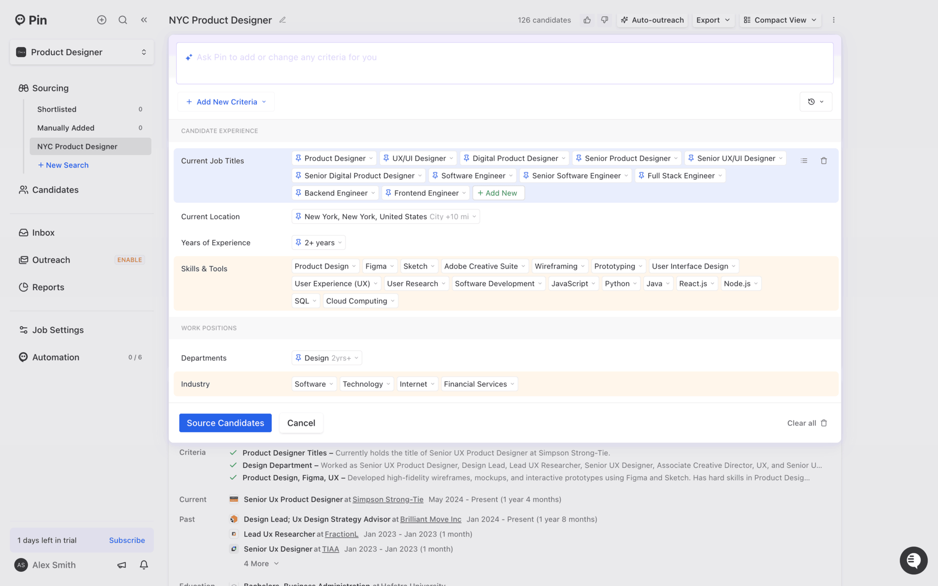 Pin Web AI interface screenshot 11