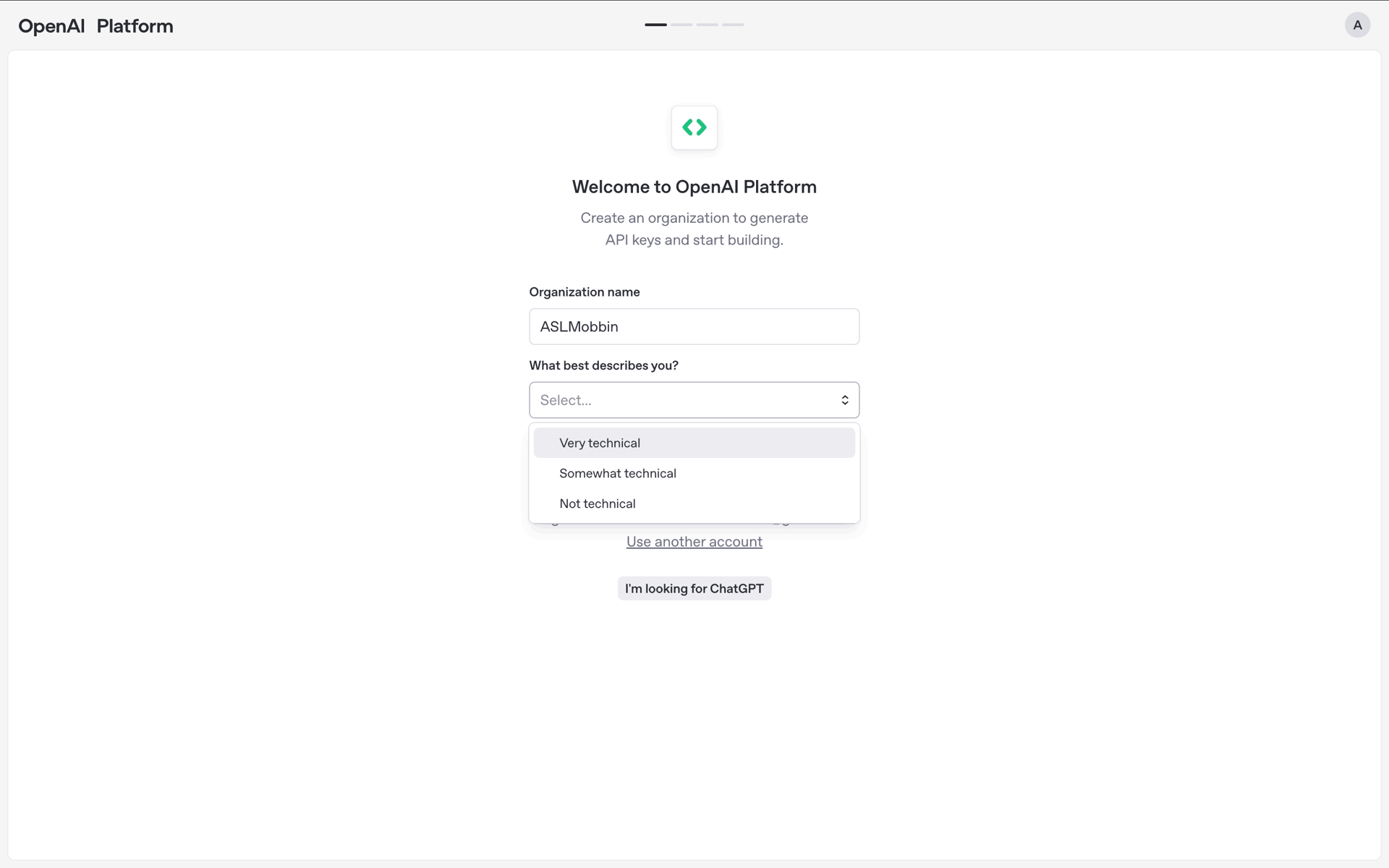 OpenAI Web AI interface screenshot 9