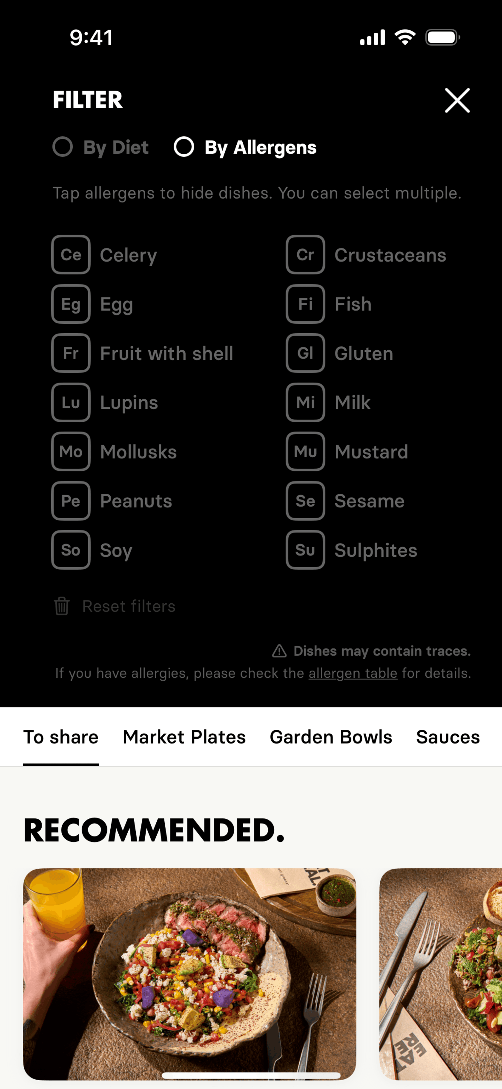 Honest Greens iOS Food & Drink interface screenshot 3