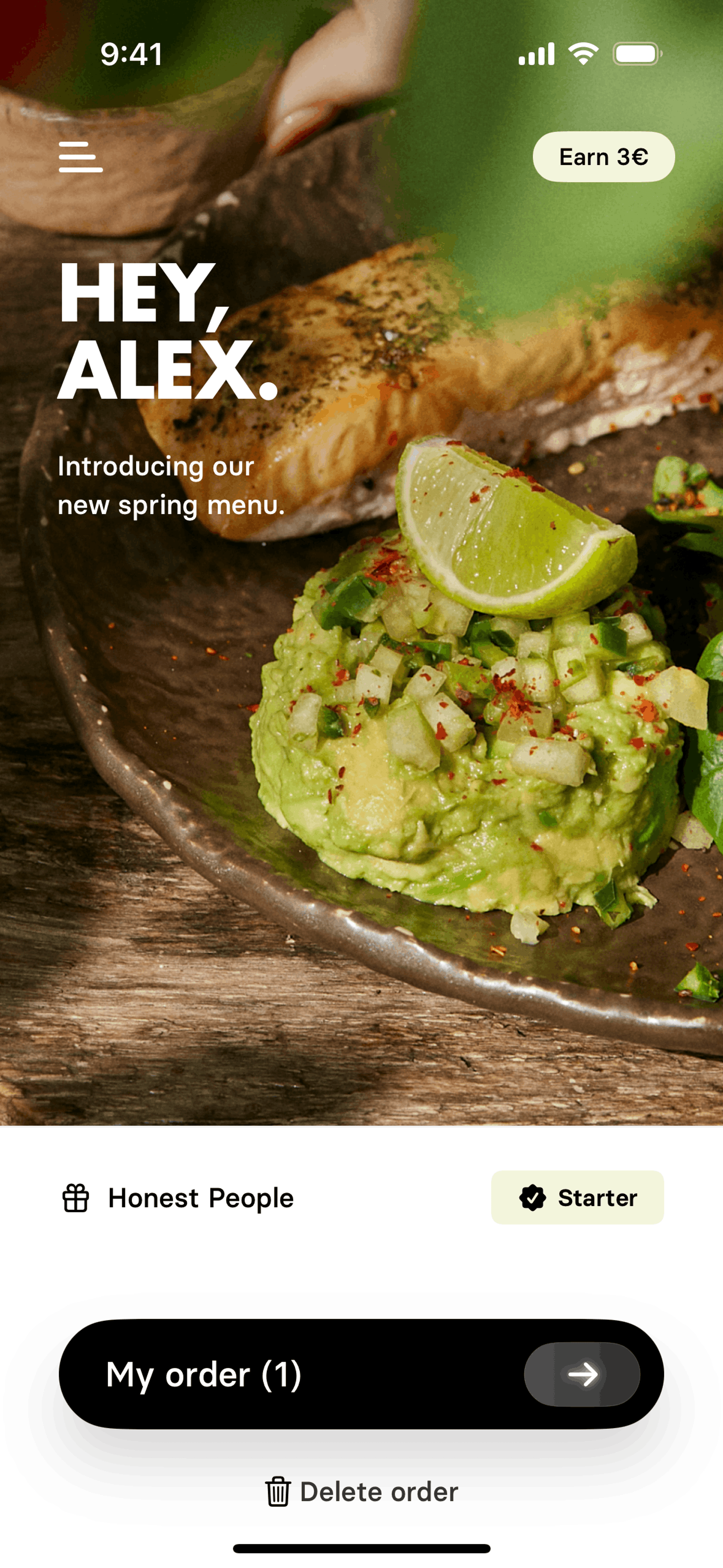 Honest Greens iOS Food & Drink interface screenshot 13