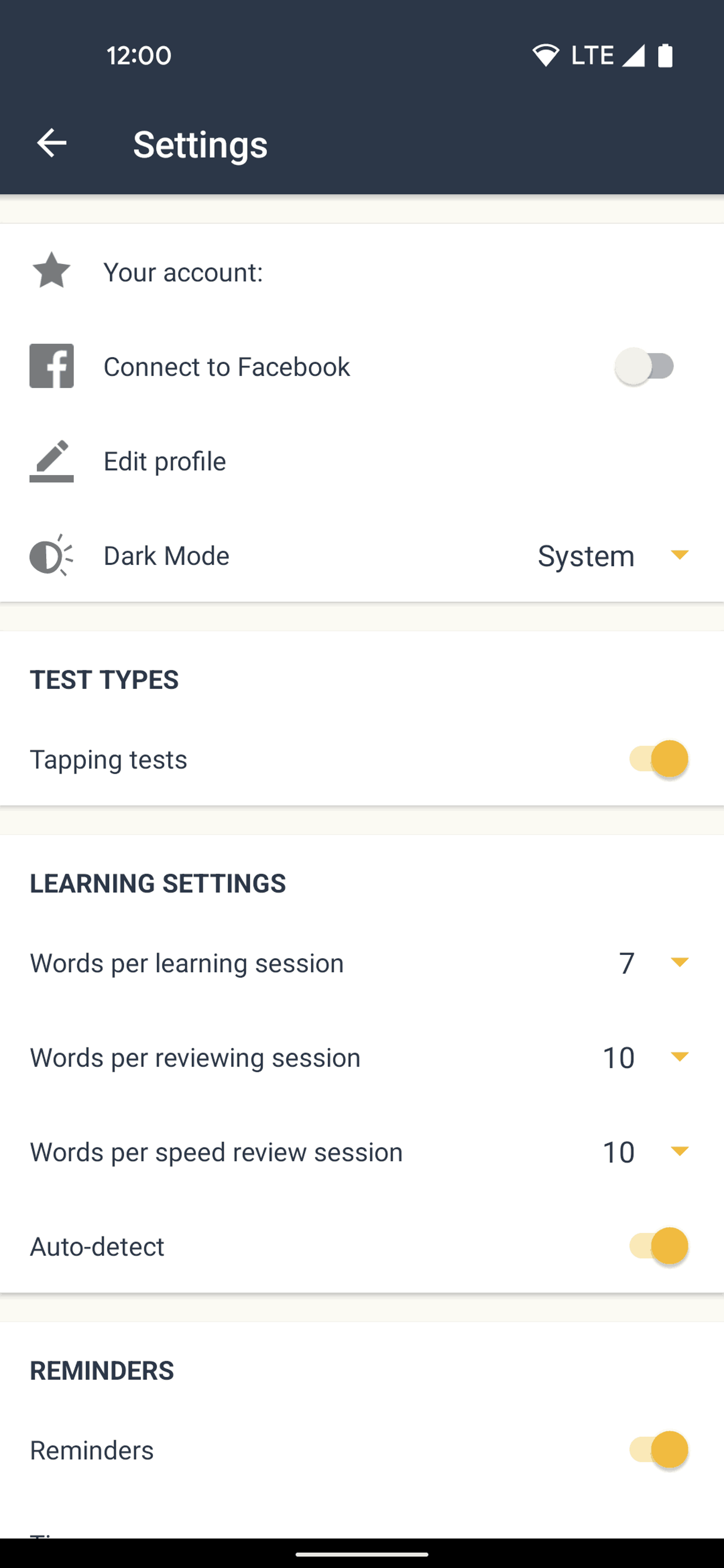 Memrise Android Education interface screenshot 2