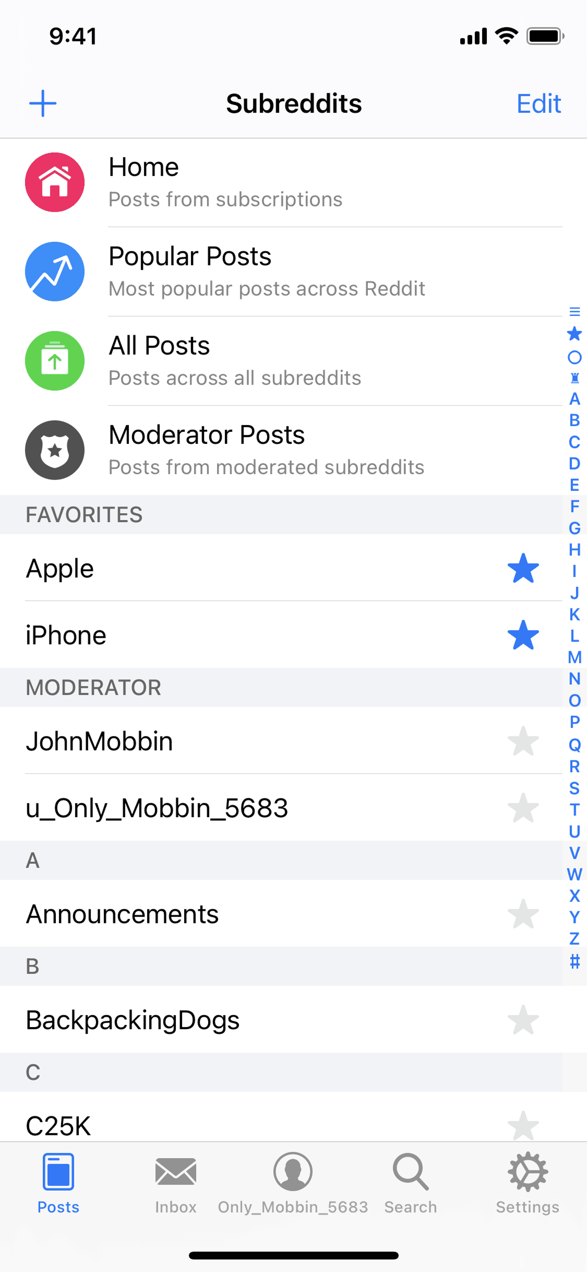 Apollo for Reddit iOS News interface screenshot 4