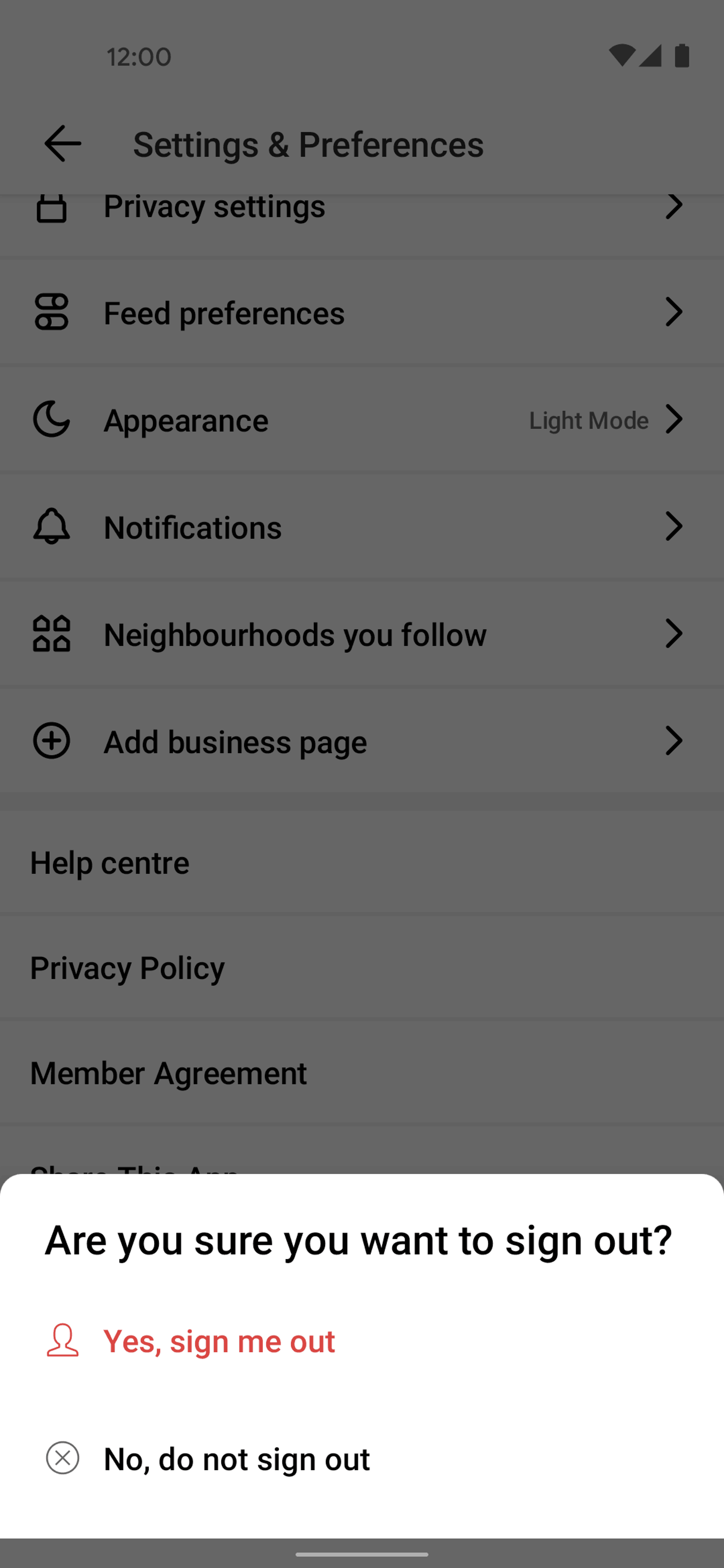 Nextdoor Android News interface screenshot 22