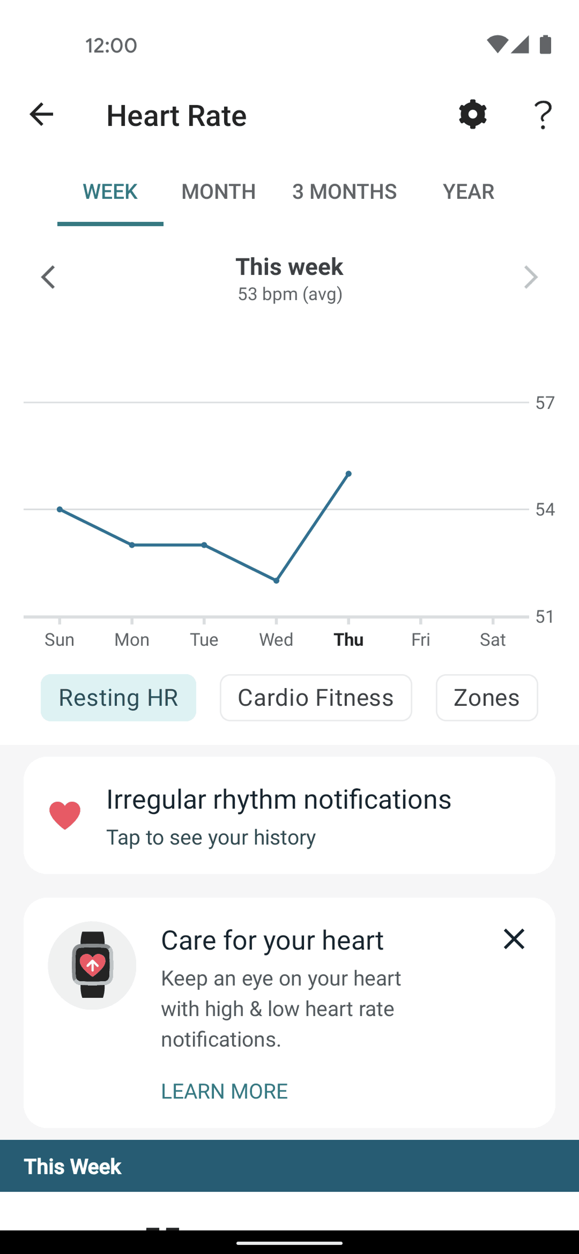 Fitbit Android Health & Fitness interface screenshot 16
