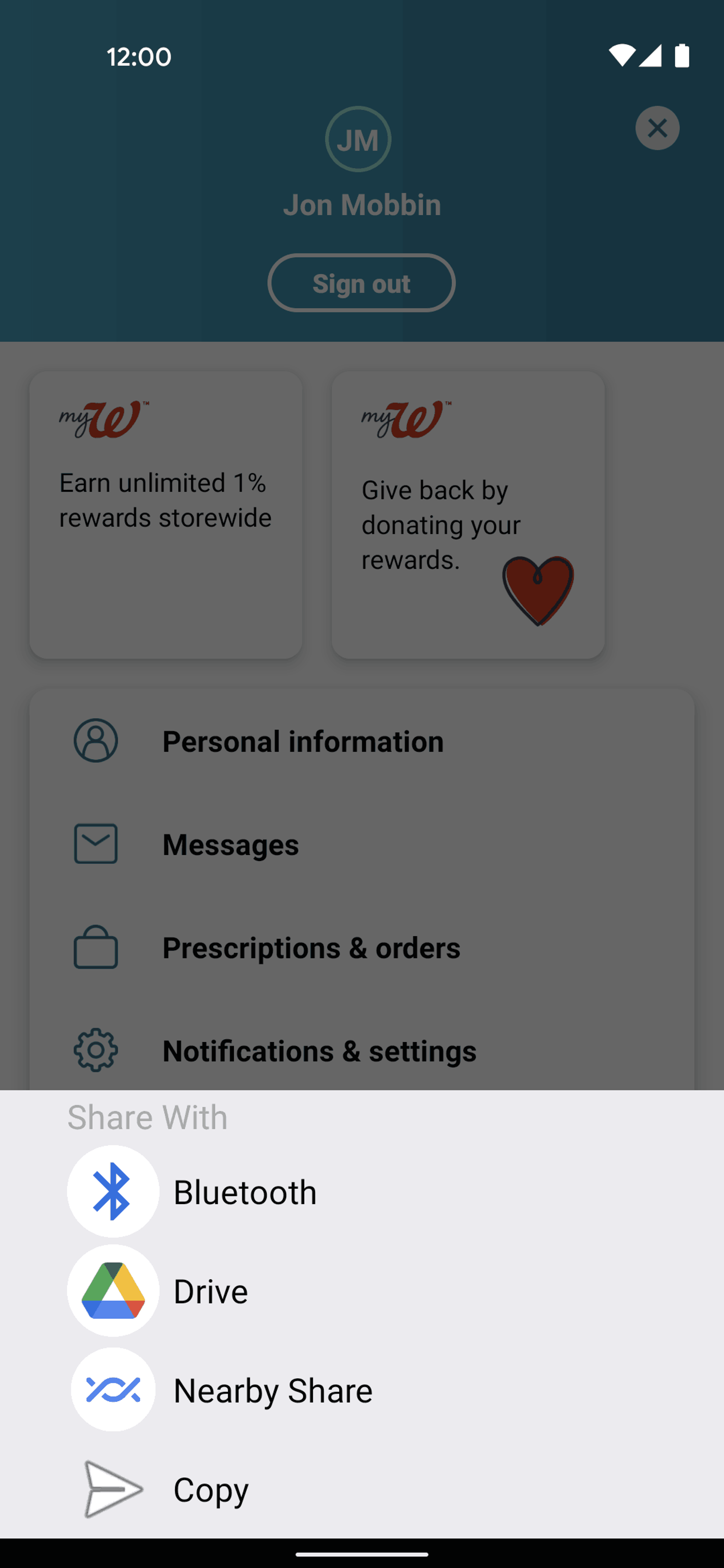 Walgreens Android Shopping interface screenshot 20
