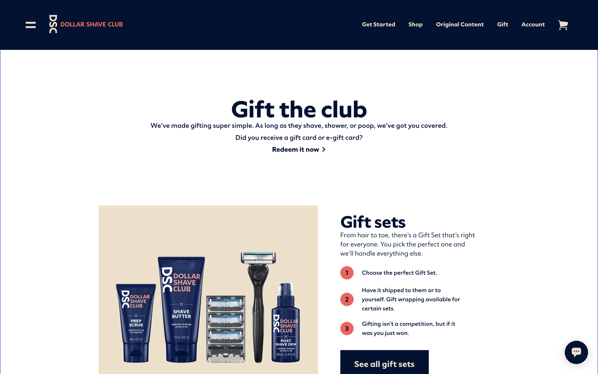 Dollar Shave Club Web Lifestyle interface screenshot 10