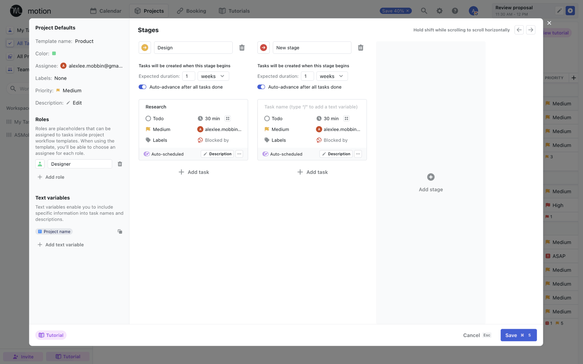 Motion Web AI interface screenshot 19