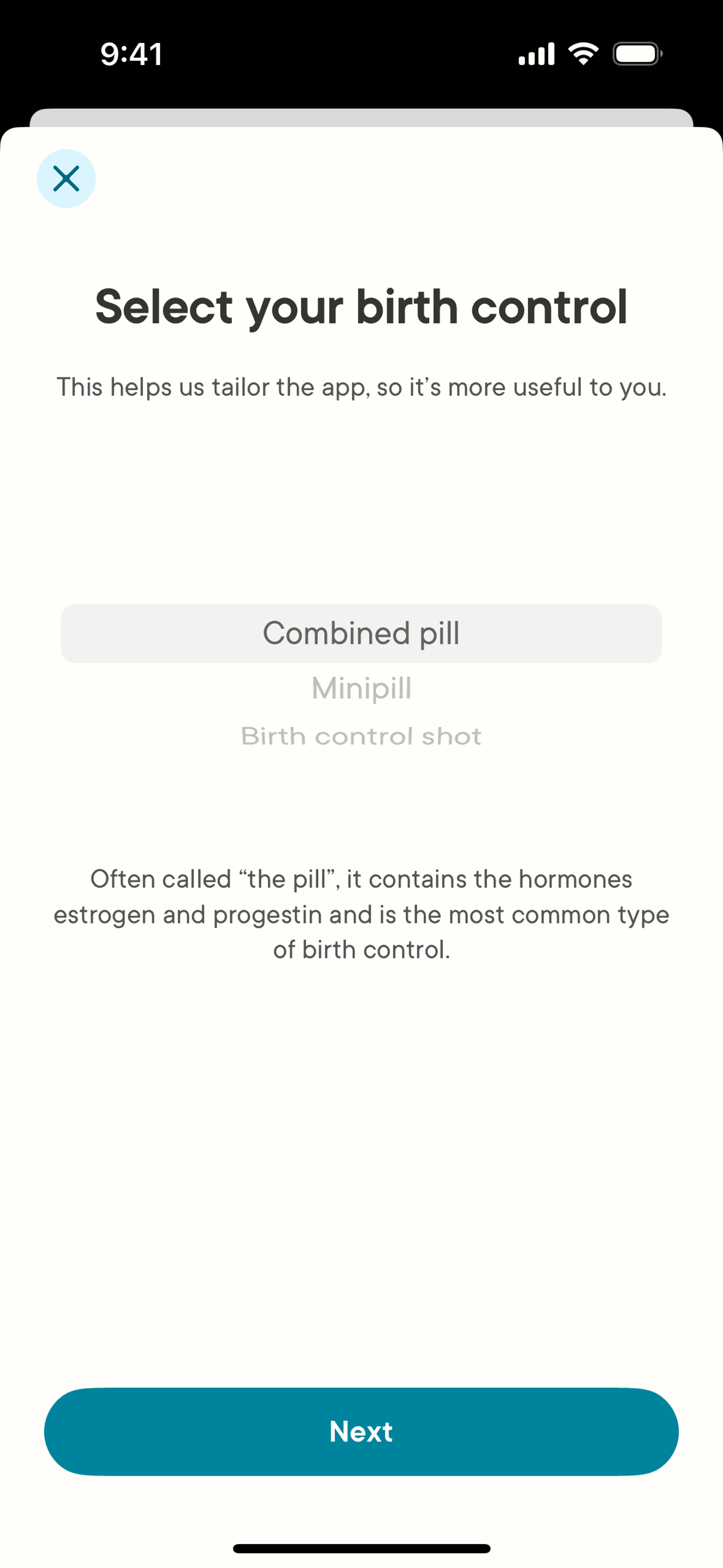 Clue iOS Health & Fitness interface screenshot 21