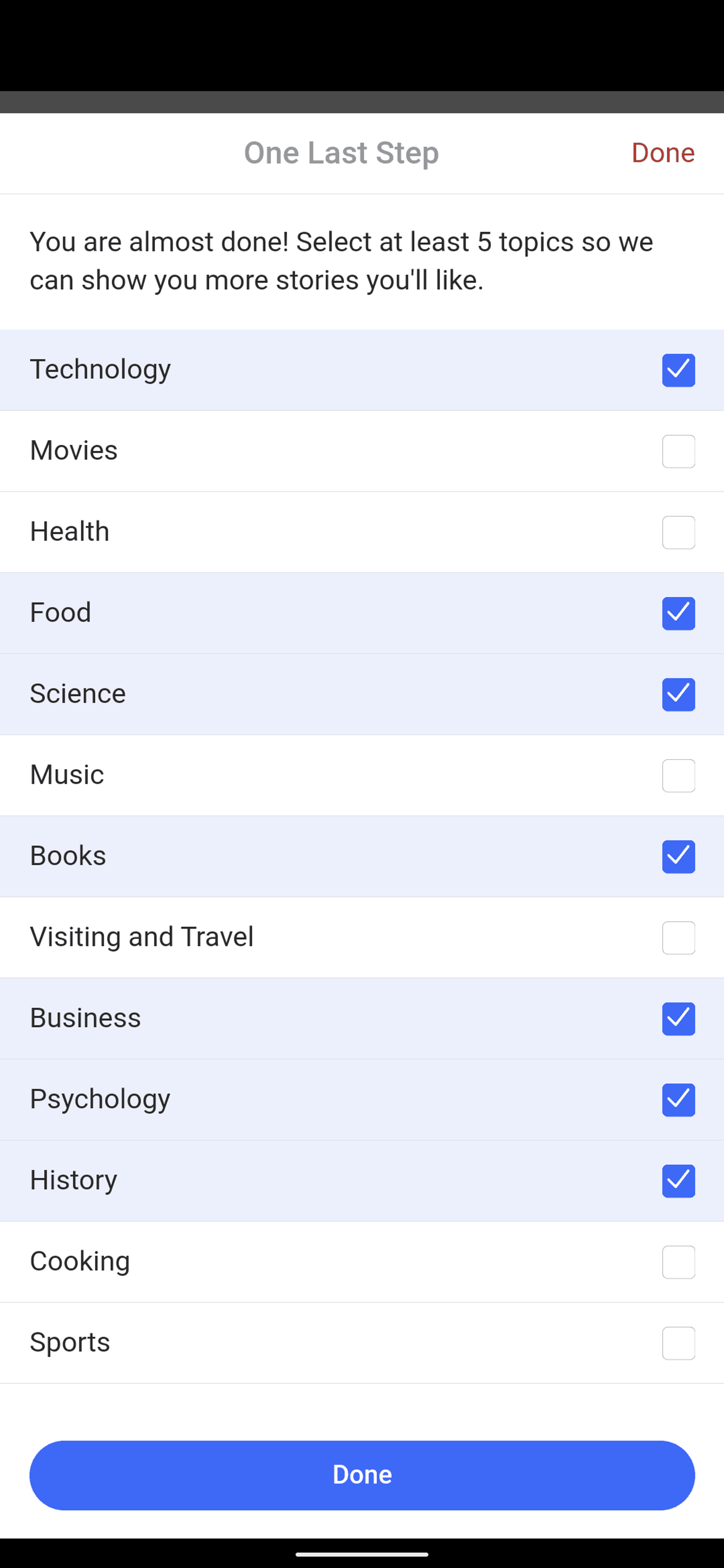 Quora Android News interface screenshot 12