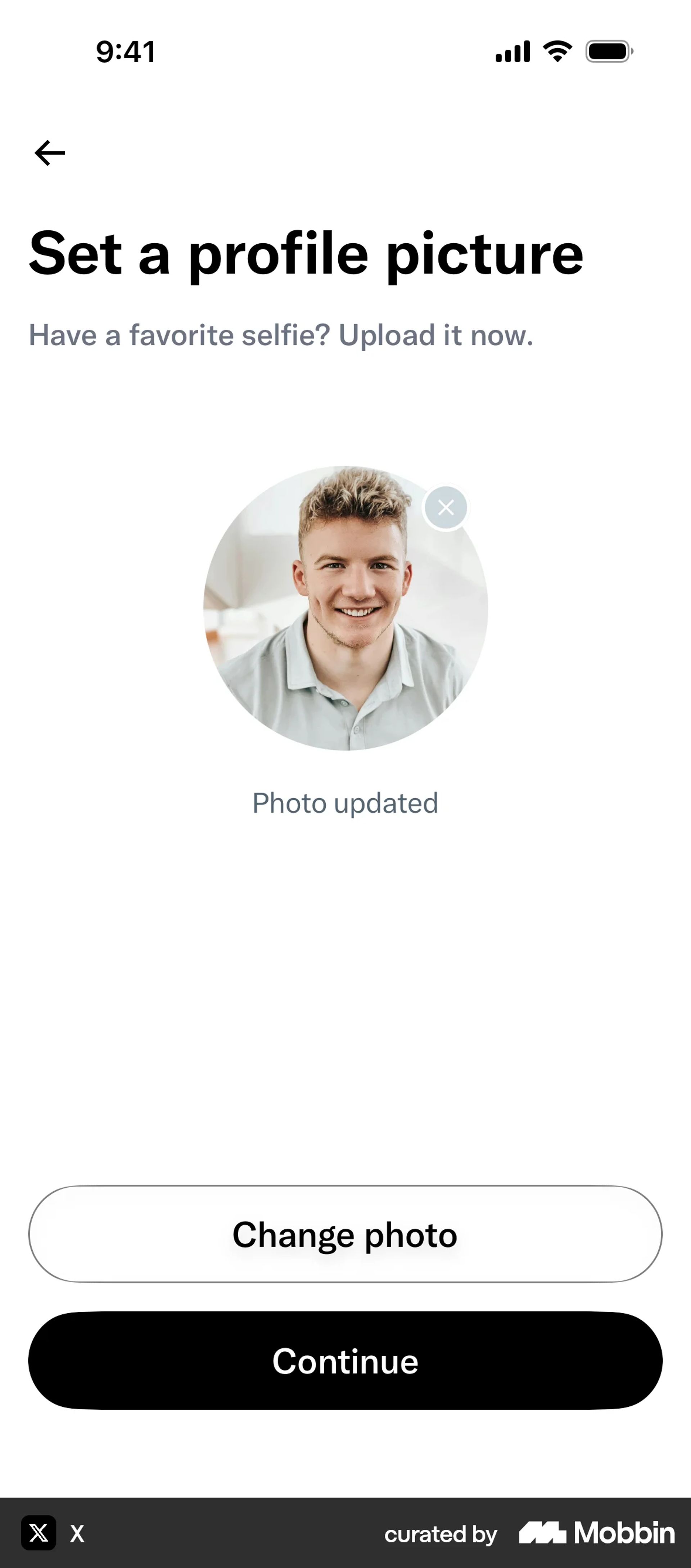 Onboarding on X (ios) screen 15