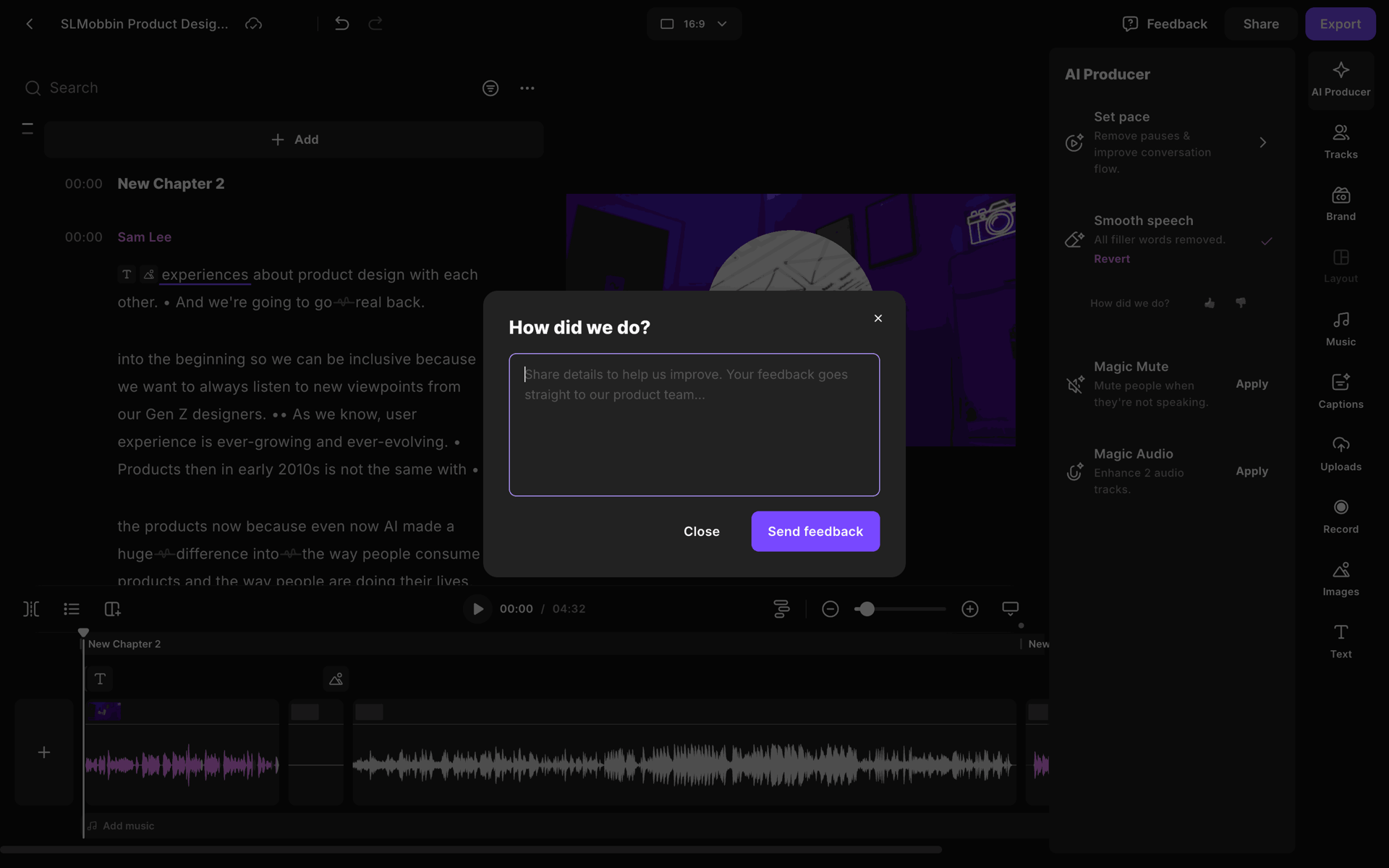 Riverside Web Photo & Video interface screenshot 9