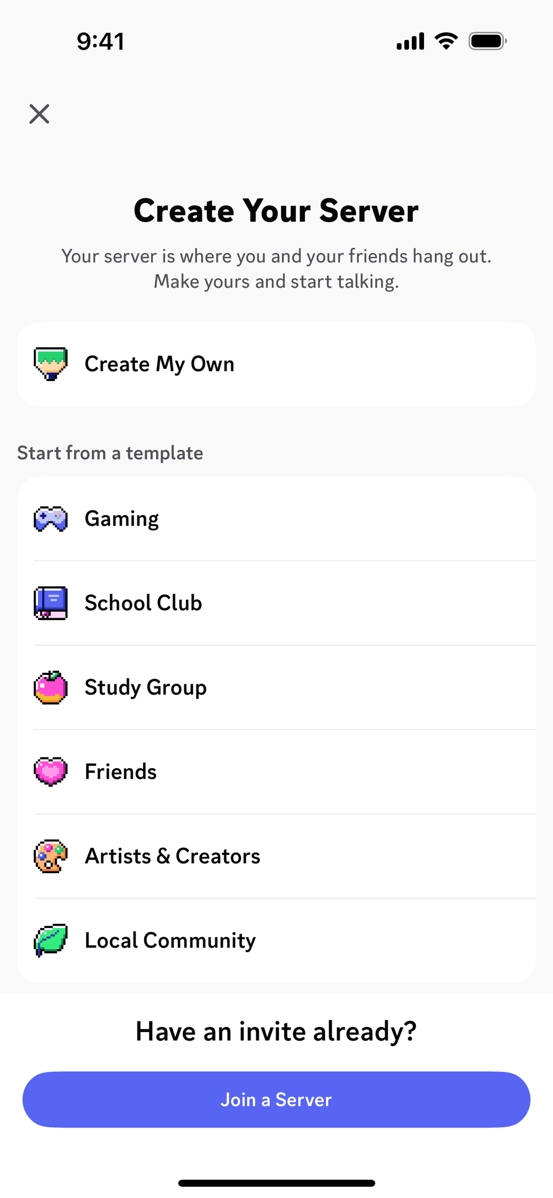 Discord iOS Social Networking interface screenshot 6