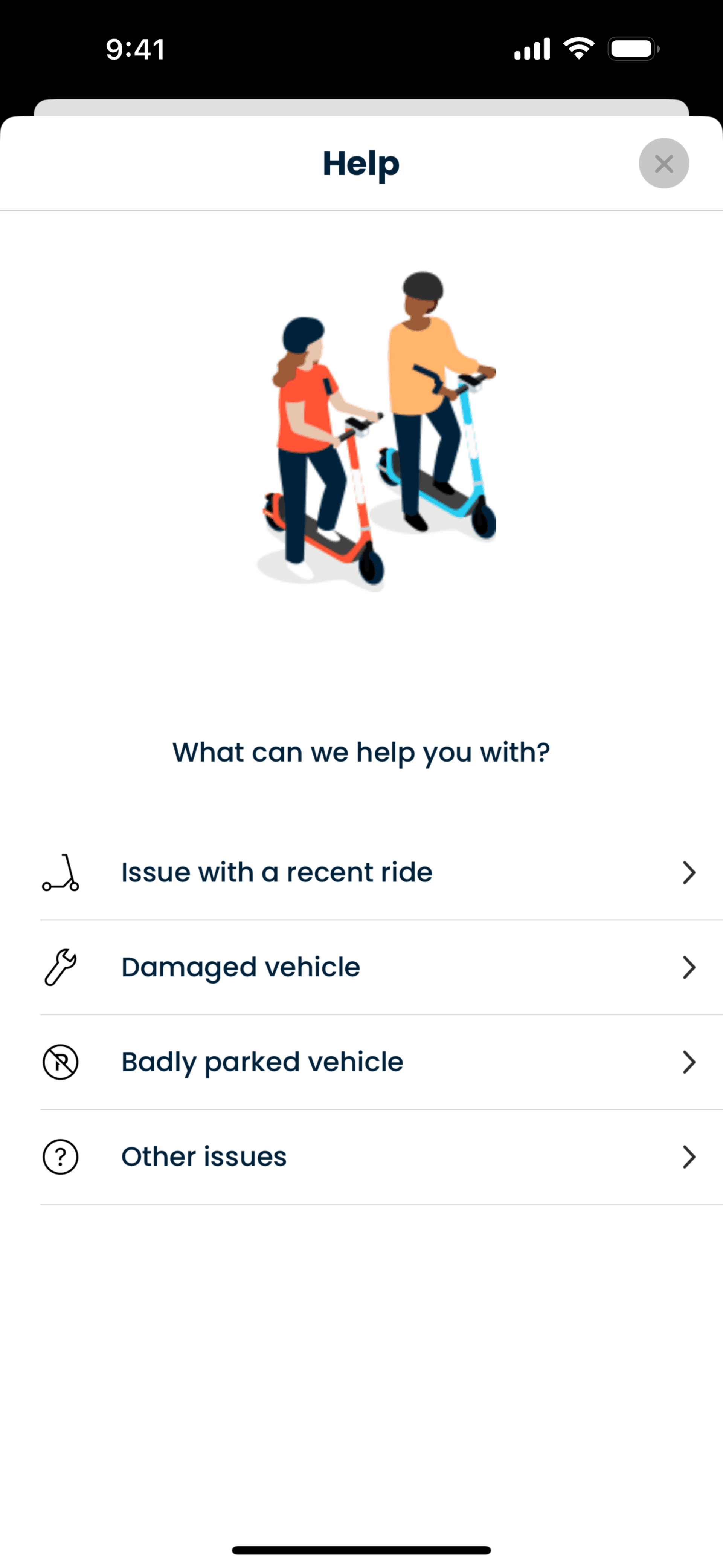 Bird iOS Travel & Transportation interface screenshot 11