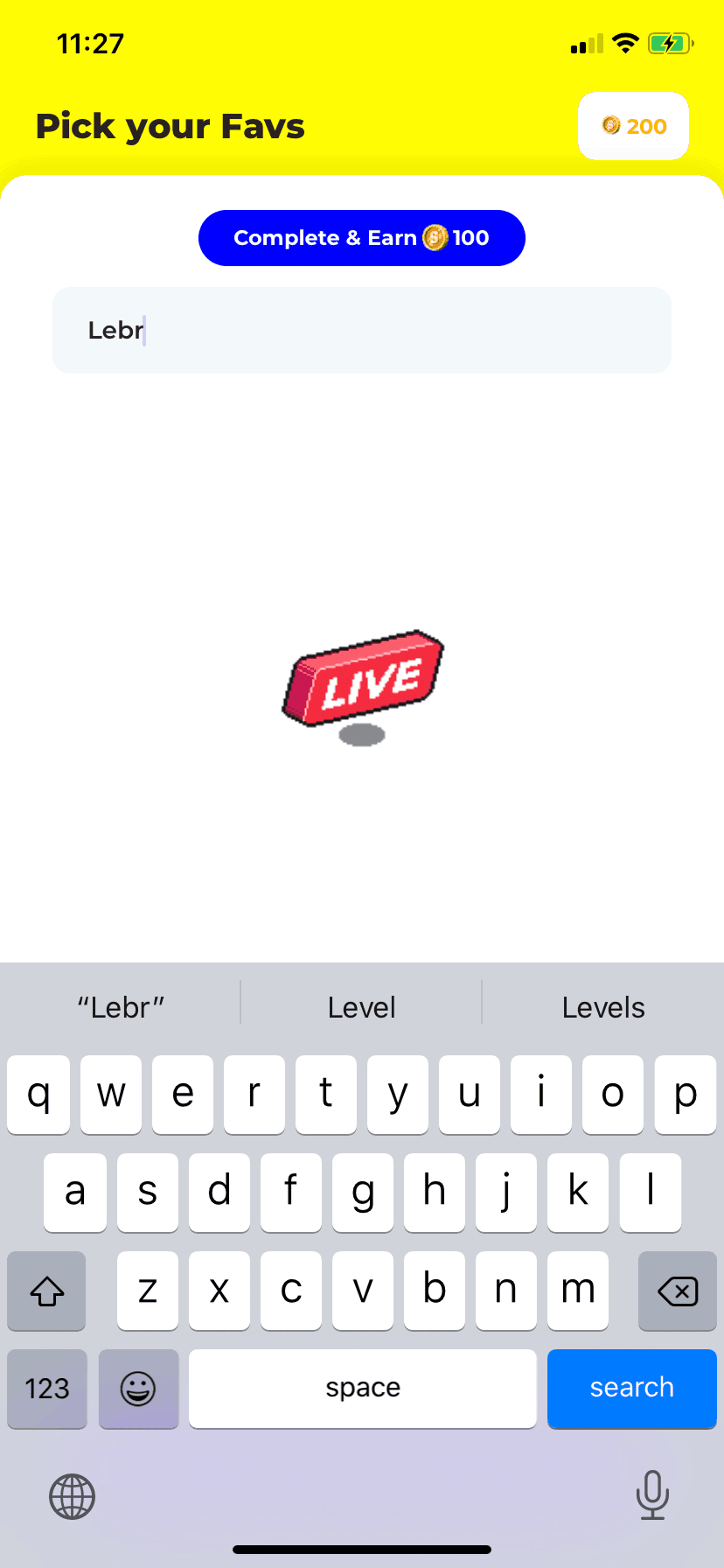 Stadium Live iOS Sports interface screenshot 7