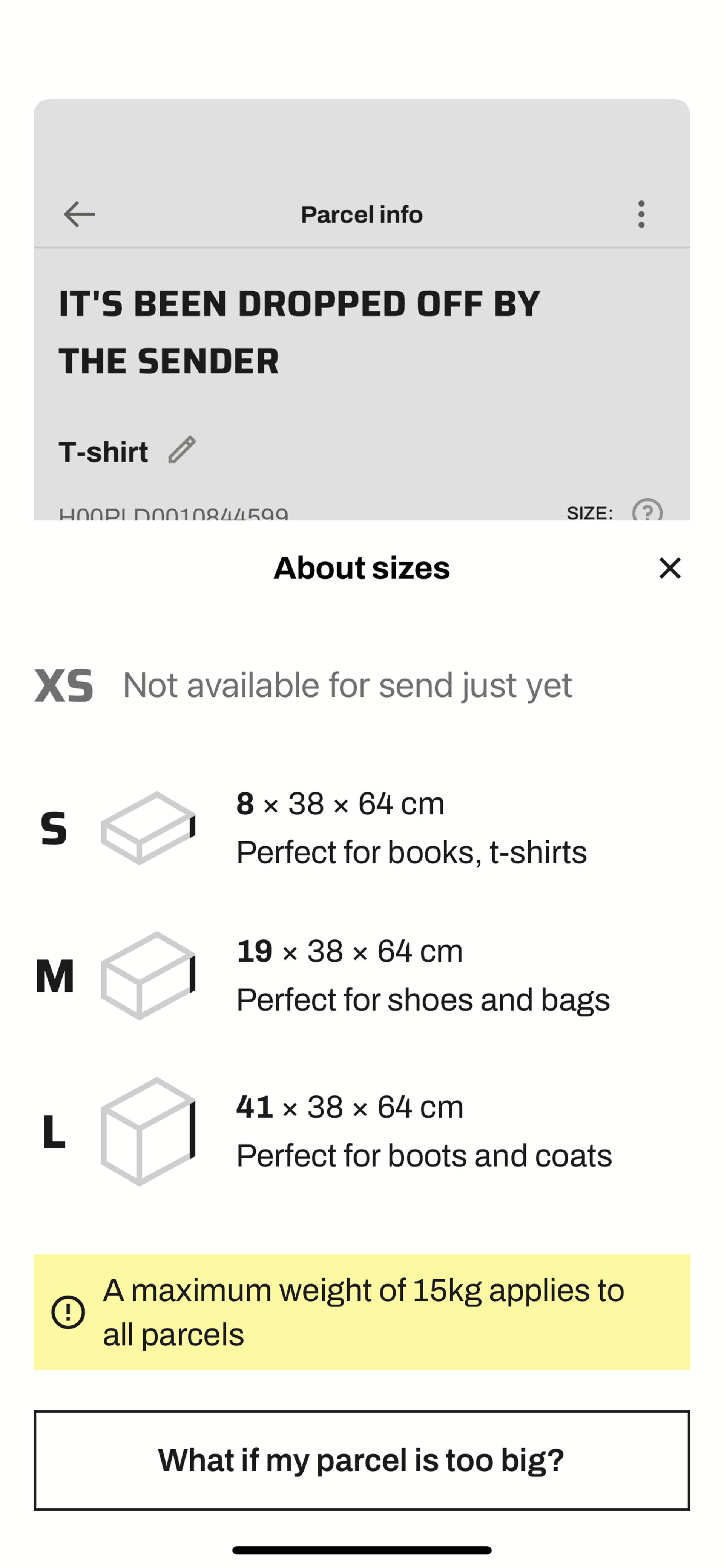 InPost UK iOS Shopping interface screenshot 6