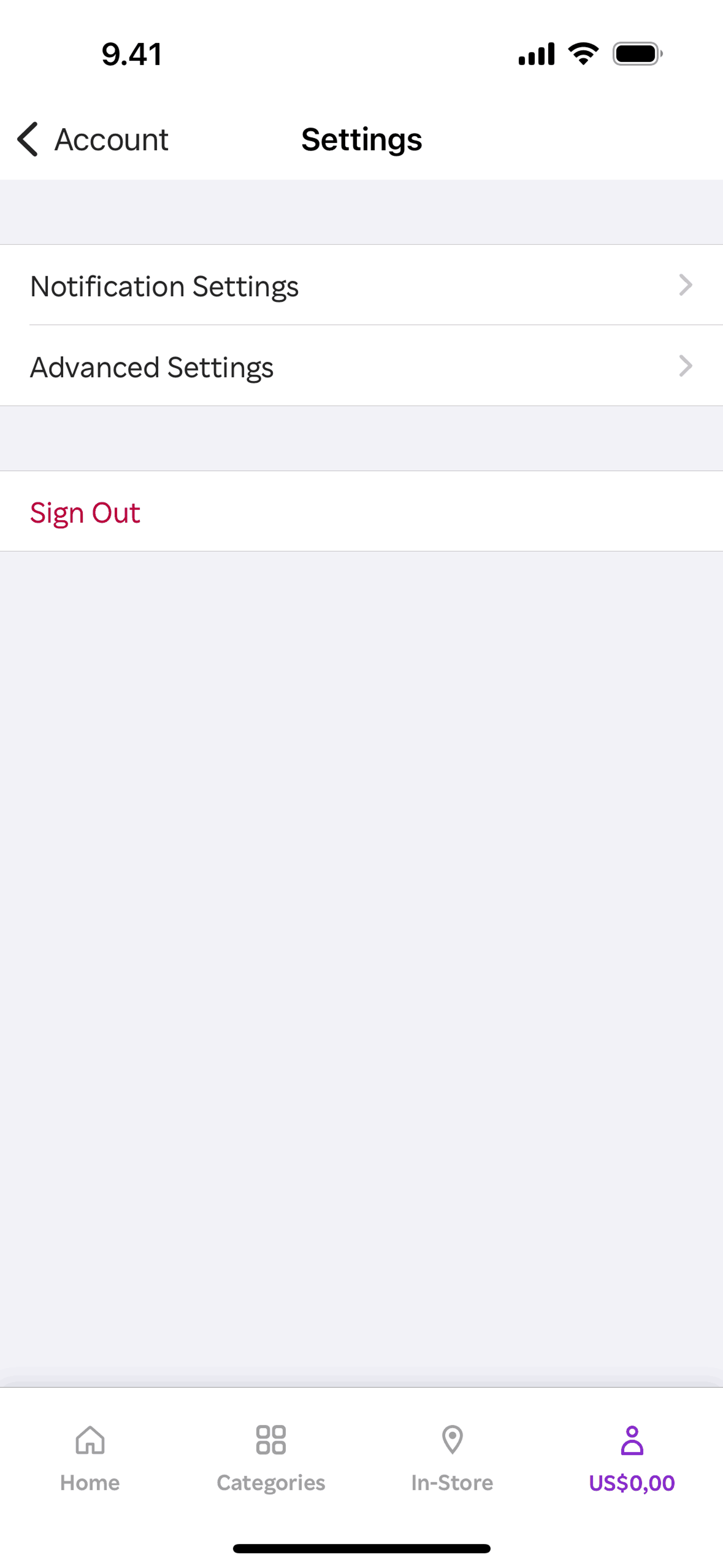 Rakuten iOS Shopping interface screenshot 14