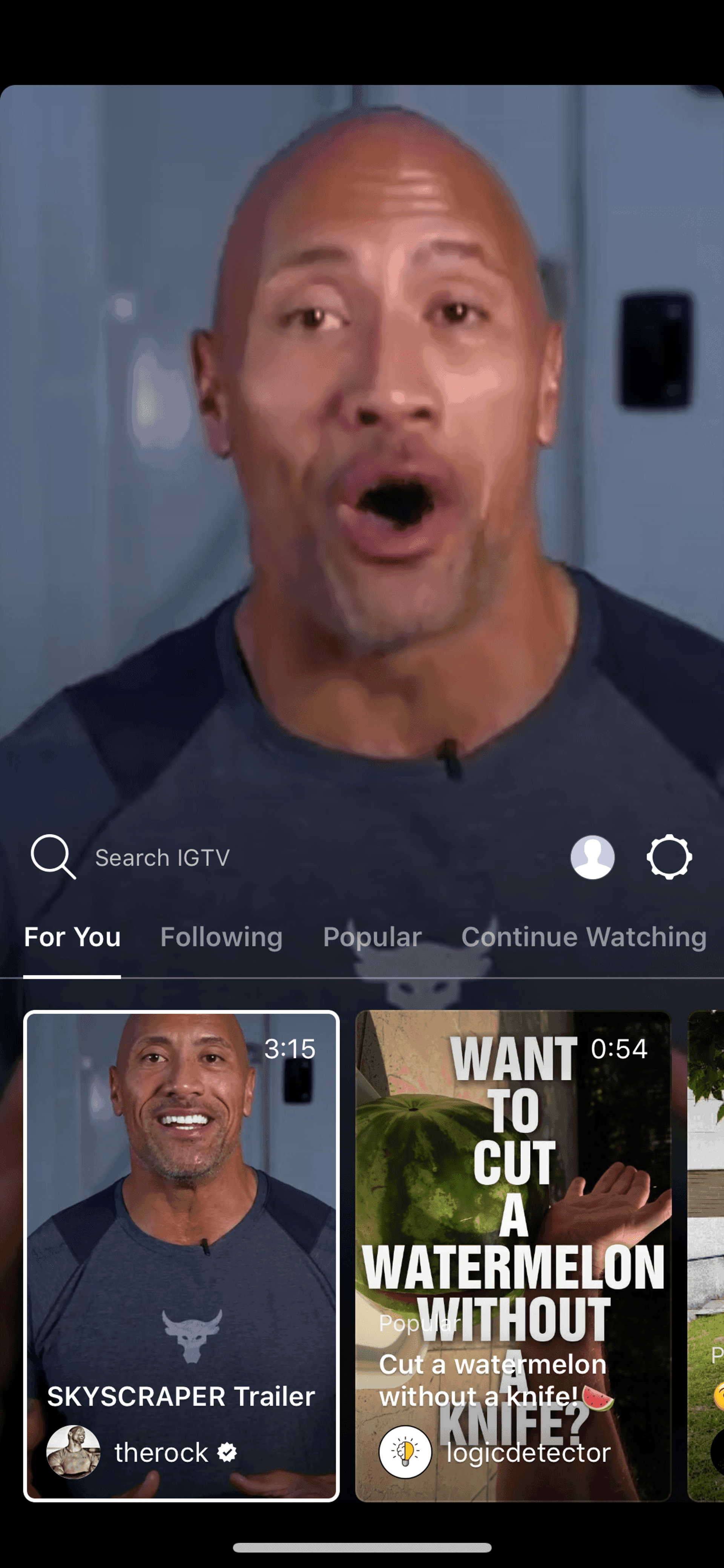 IGTV iOS Photo & Video interface screenshot 6