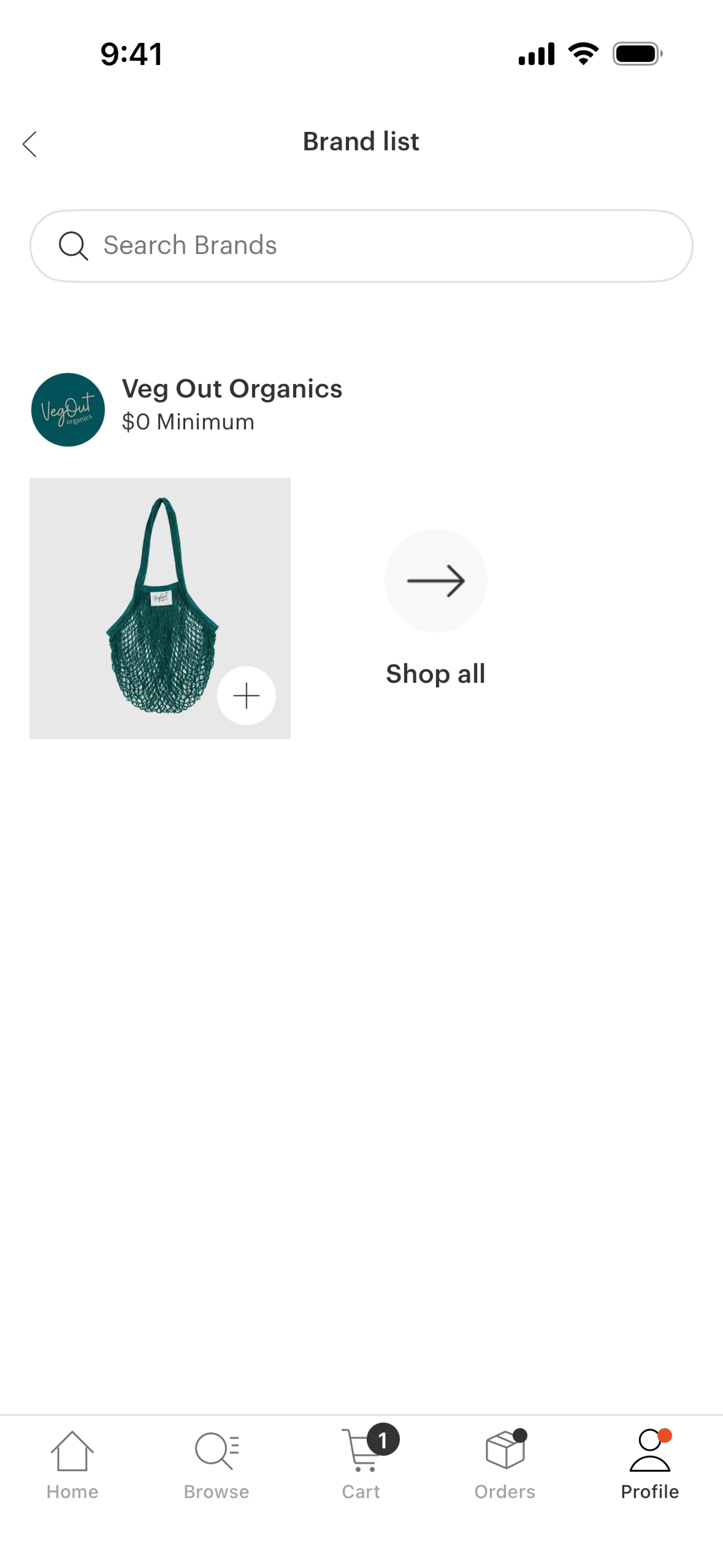 Faire Wholesale iOS Shopping interface screenshot 13