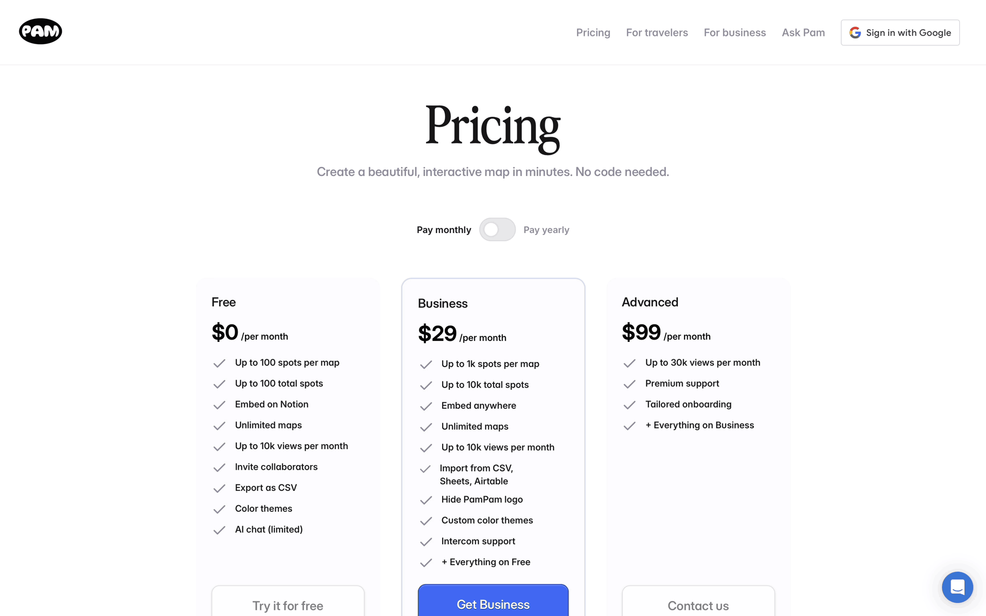 PamPam Web AI interface screenshot 13