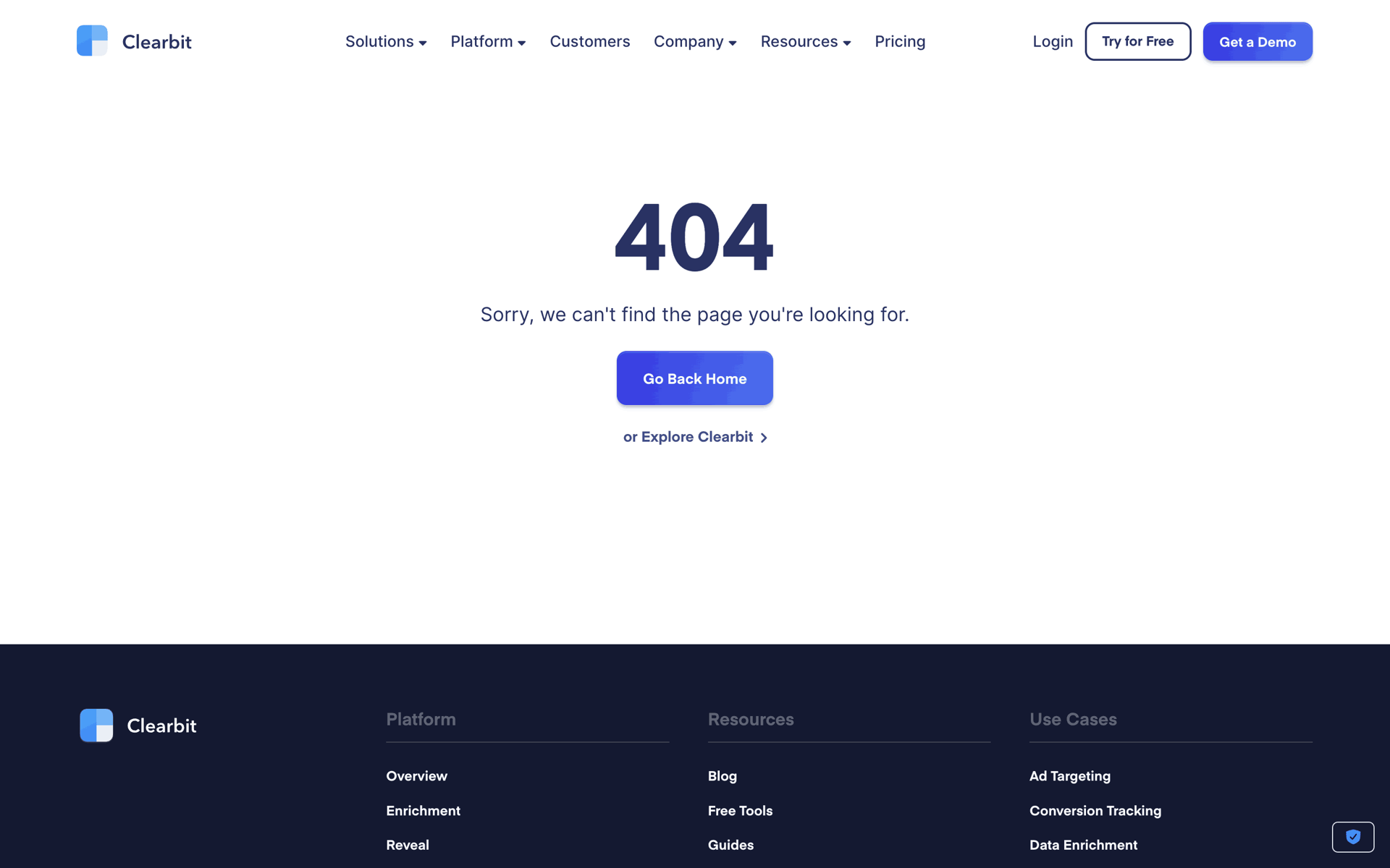 Clearbit Web Business interface screenshot 4