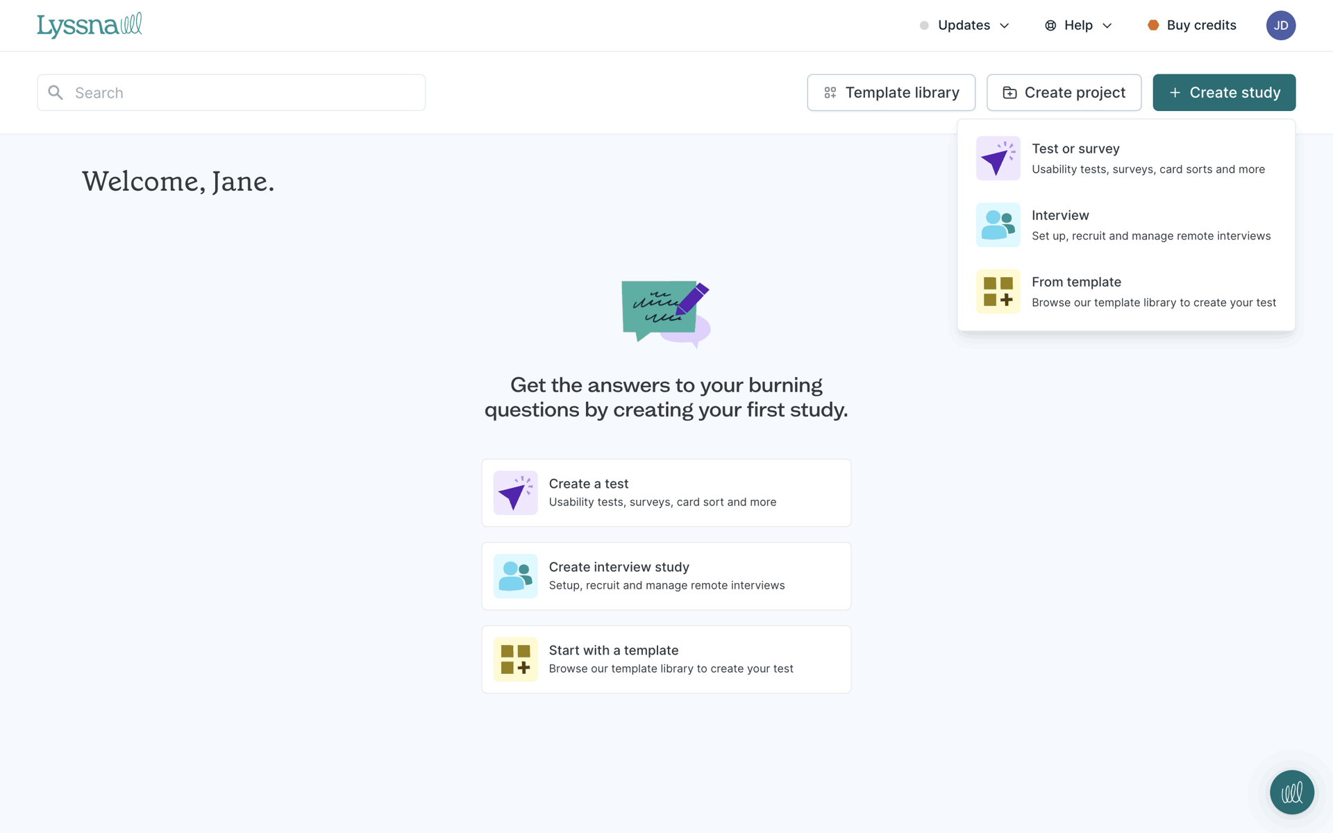 Lyssna Web Business interface screenshot 23