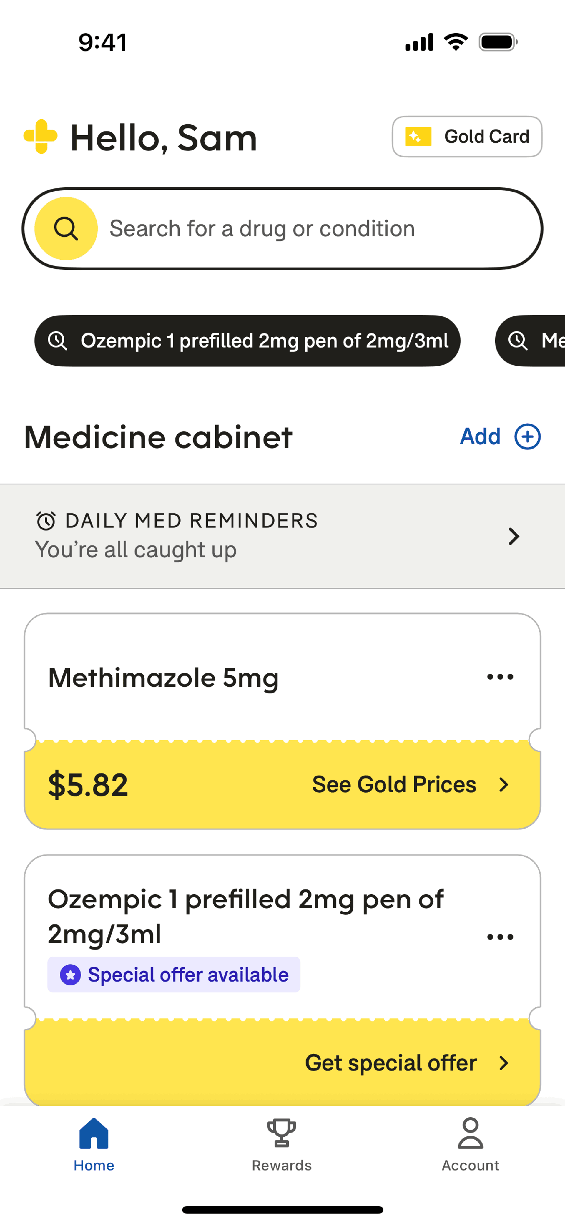 GoodRx iOS Medical interface screenshot 10
