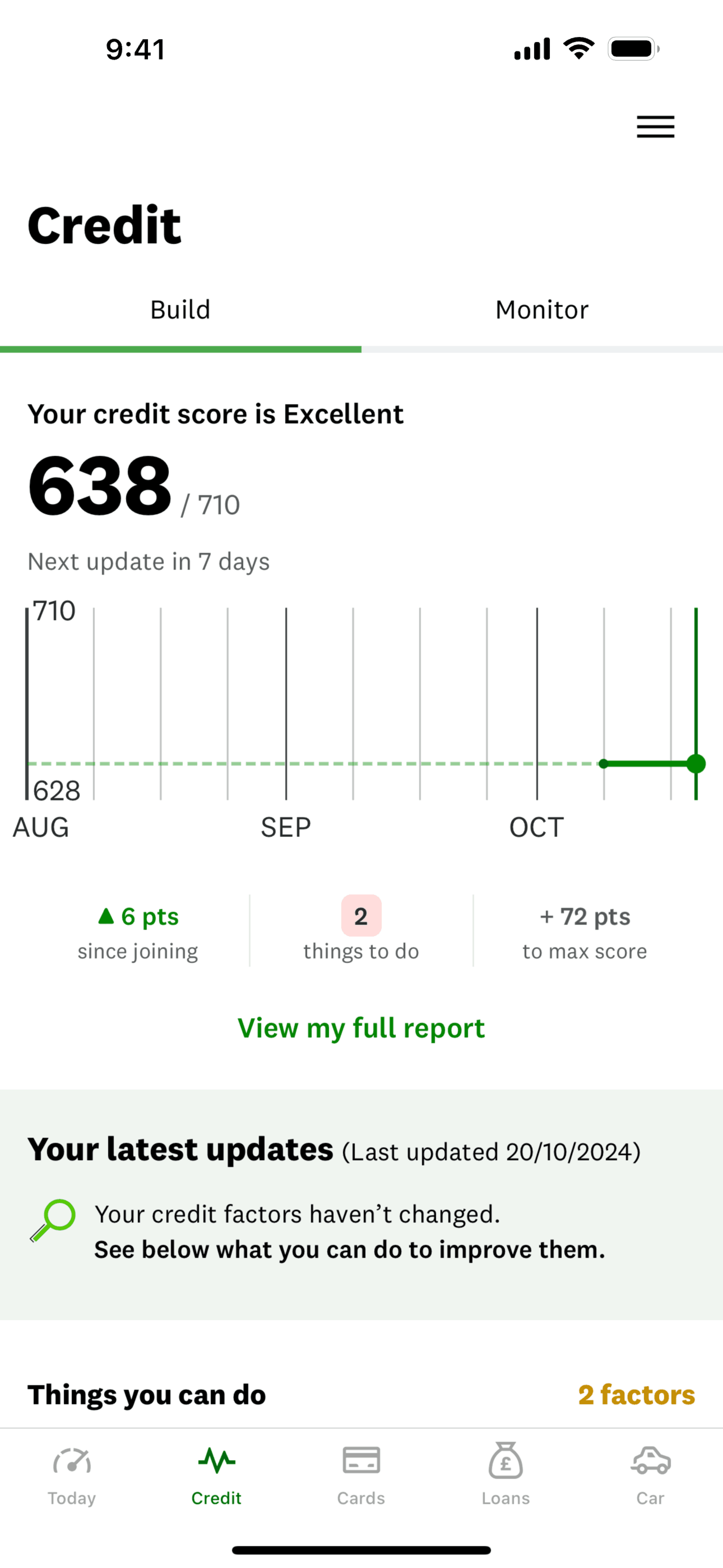 Credit Karma iOS Finance interface screenshot 13