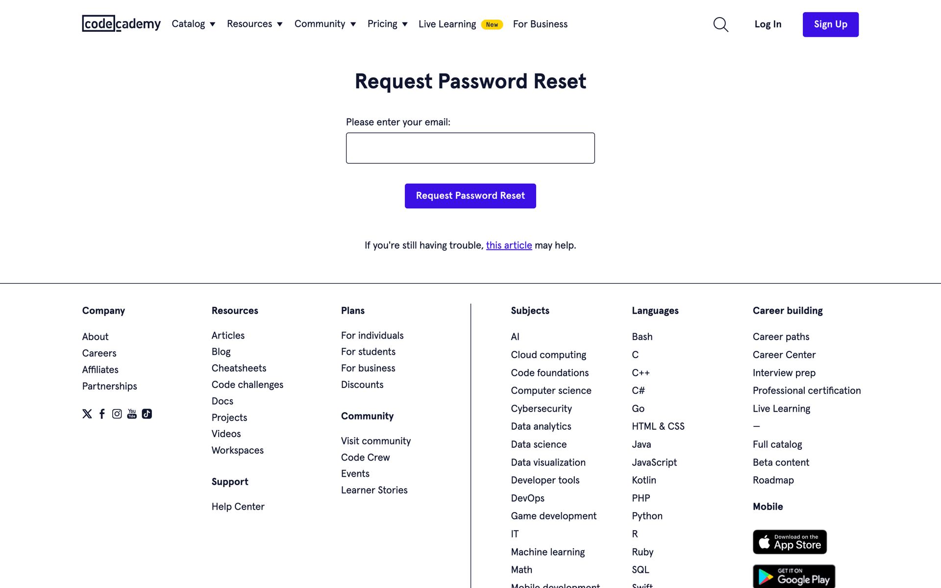 Codecademy Web AI interface screenshot 14