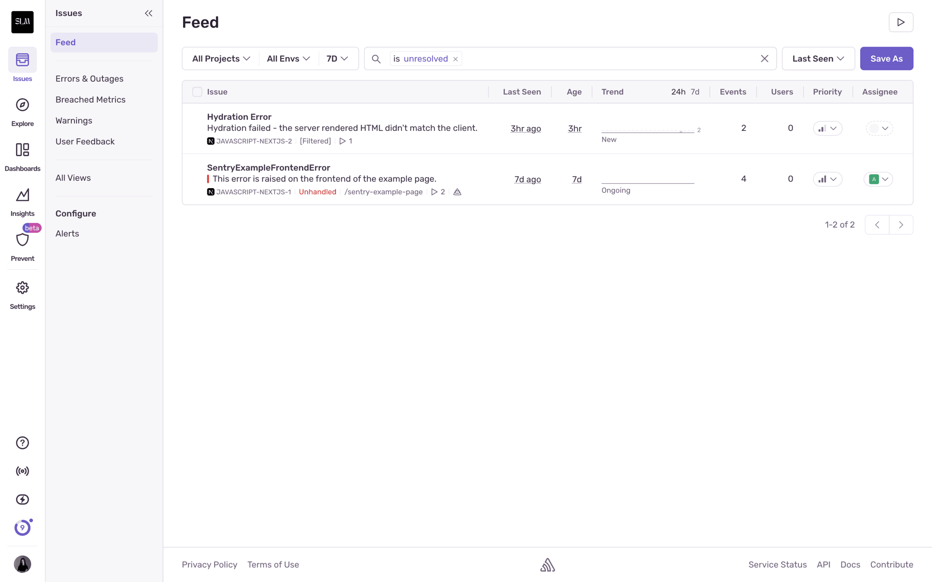 Sentry Web Developer Tools interface screenshot 14