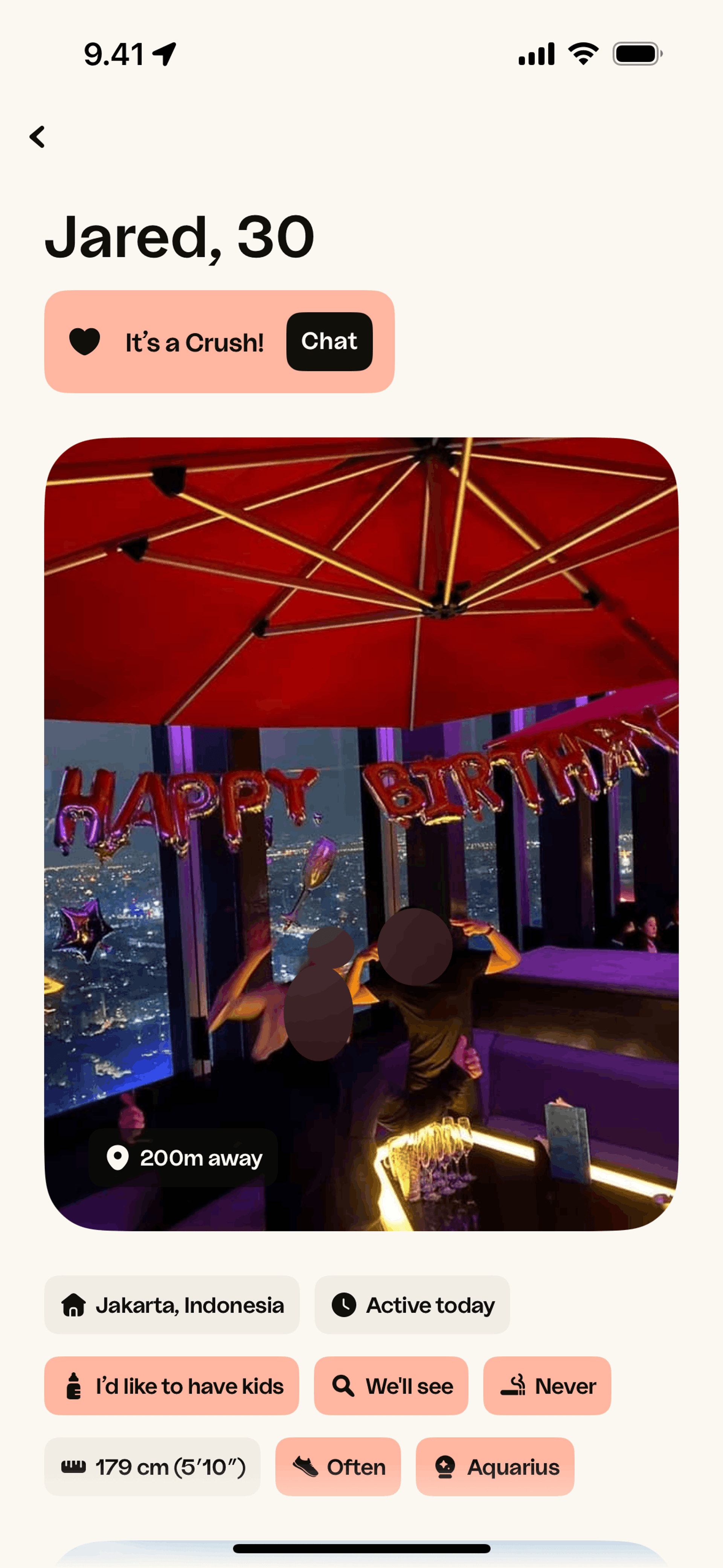 happn iOS Lifestyle interface screenshot 12