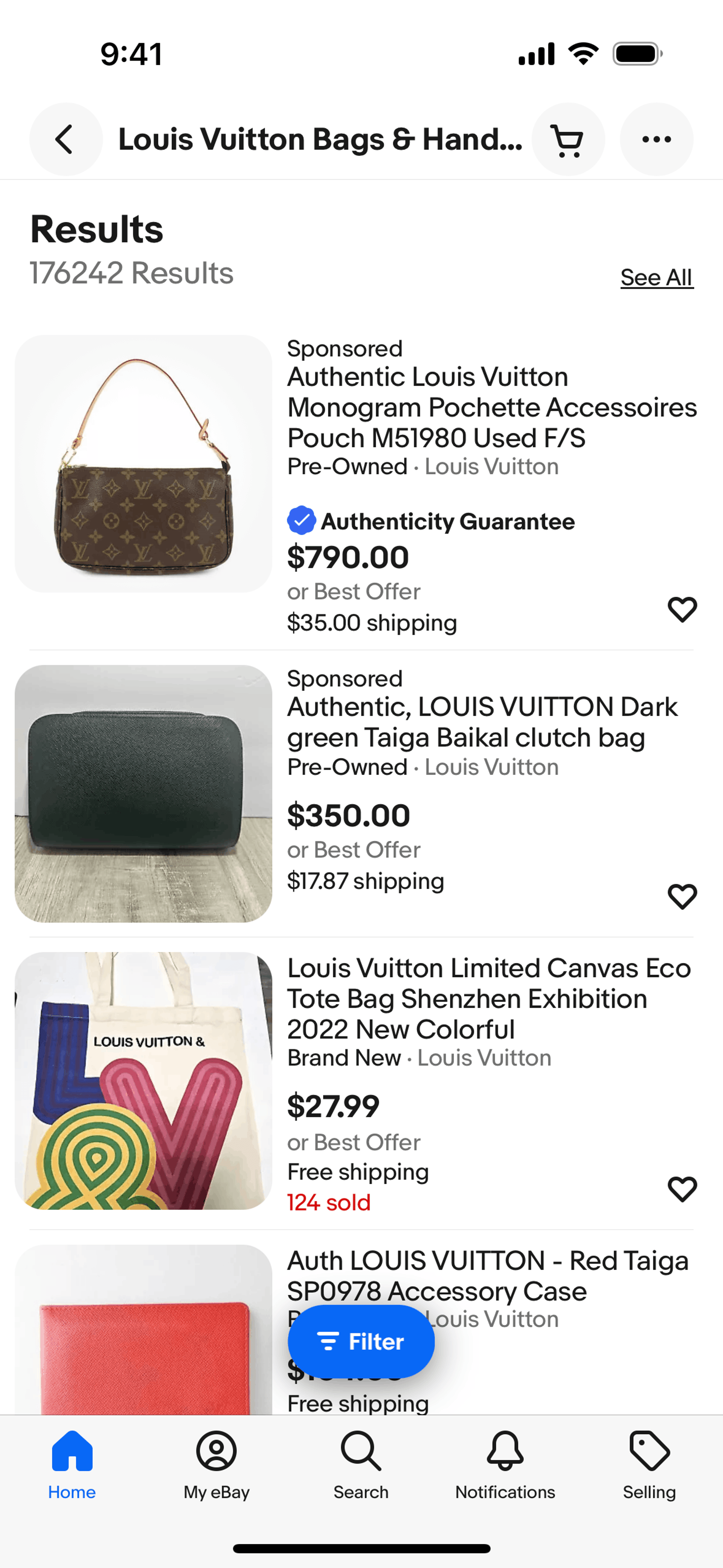 eBay iOS Shopping interface screenshot 23