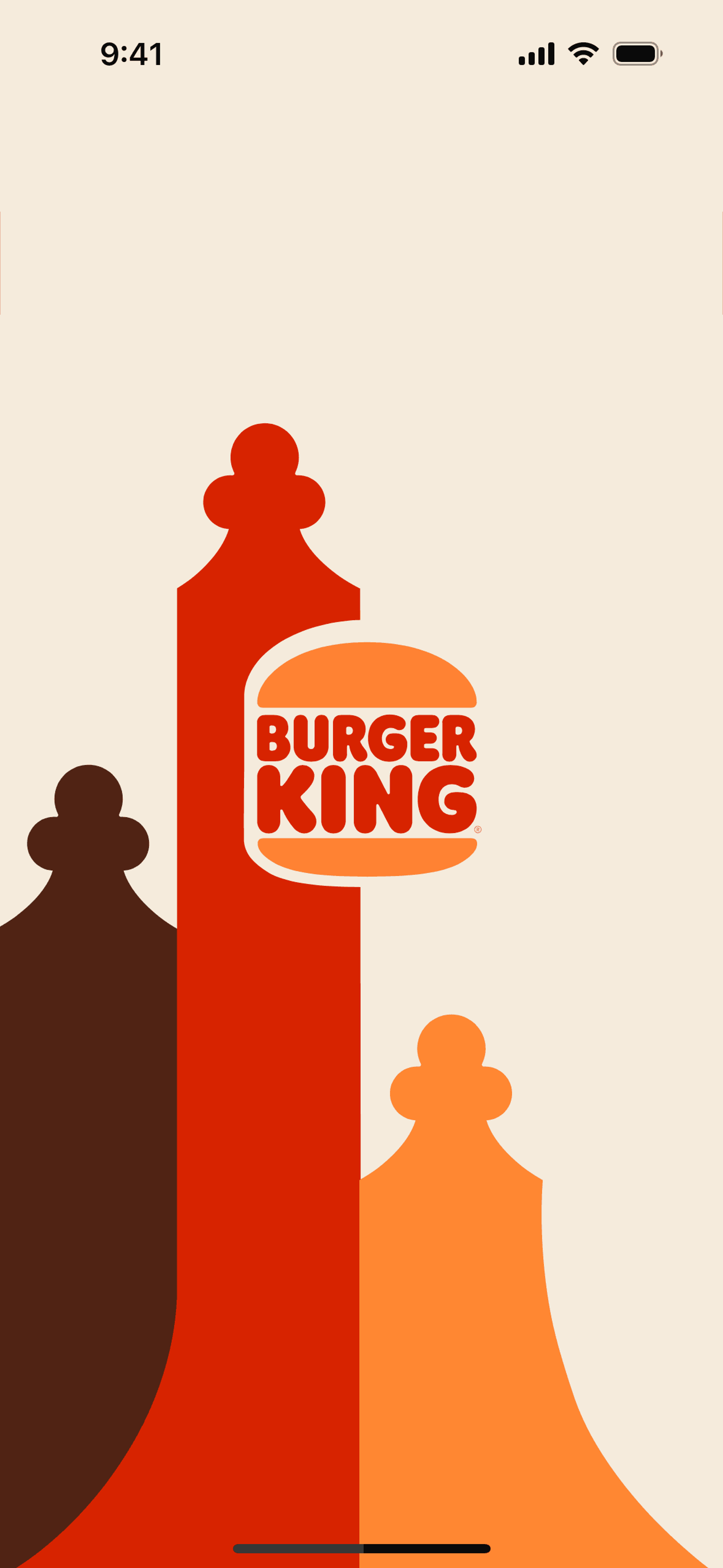 Burger King iOS Food & Drink interface screenshot 1