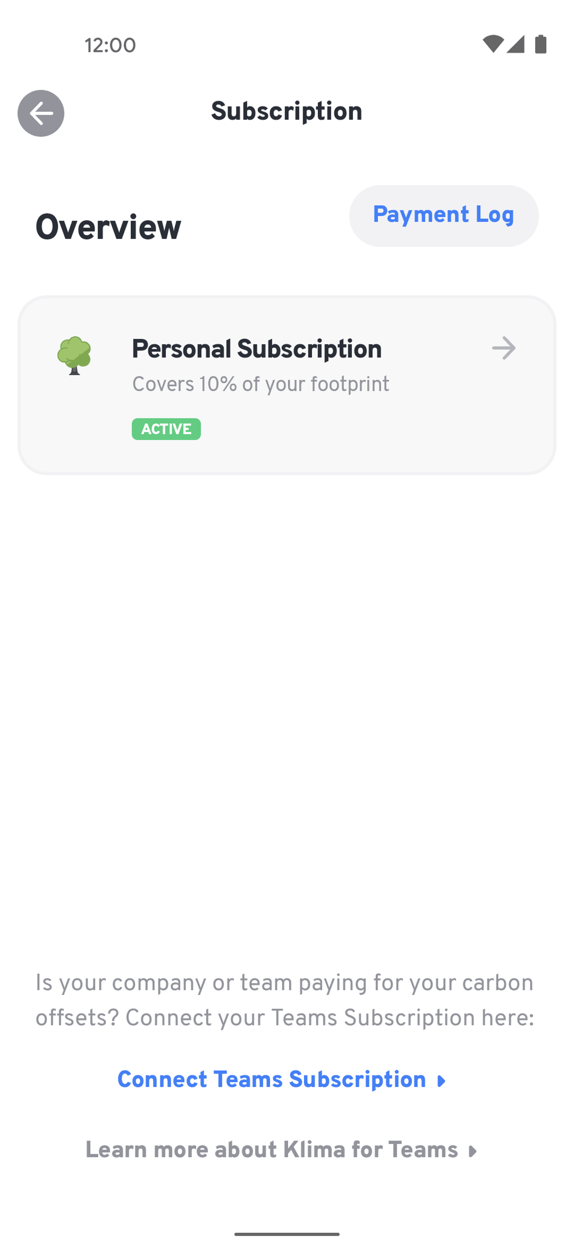 Klima Android Lifestyle interface screenshot 12