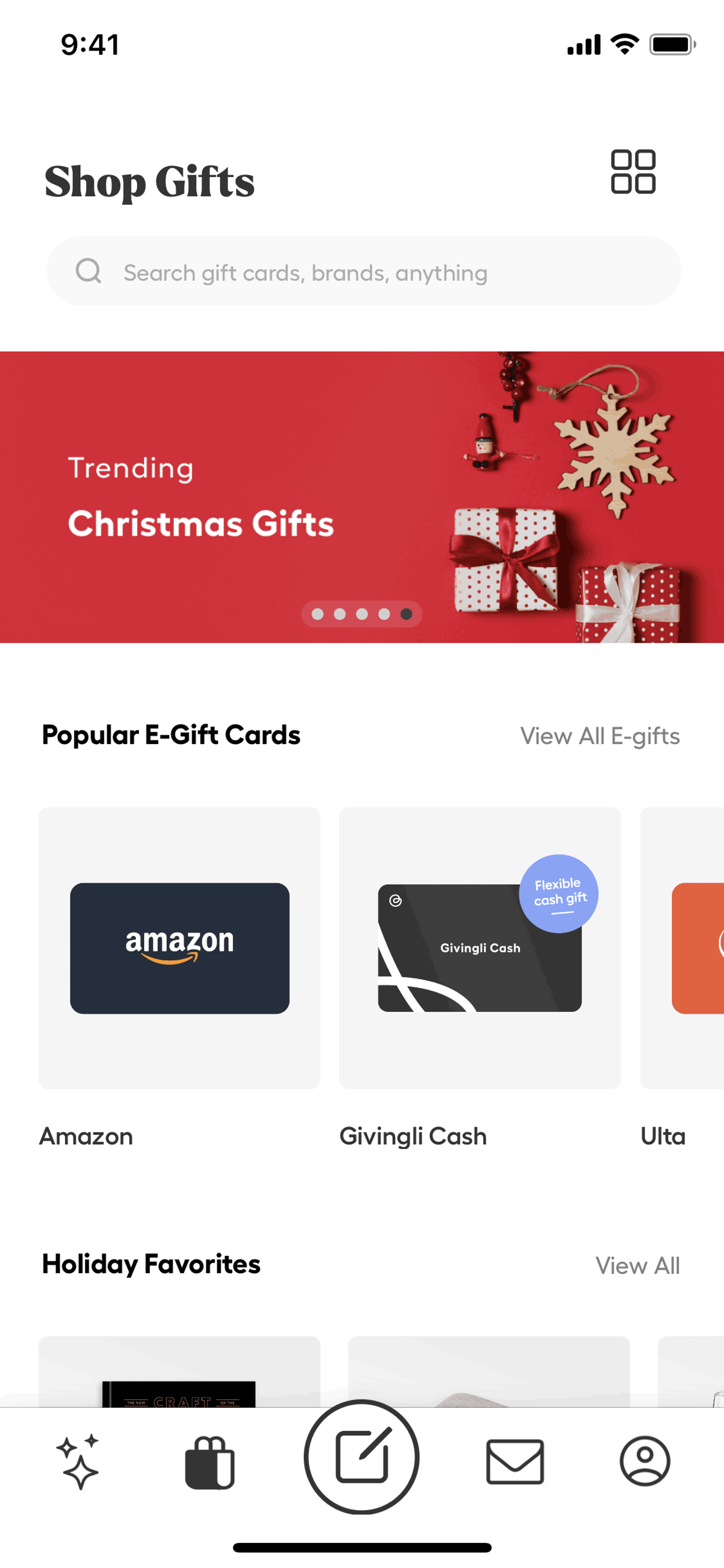 Givingli iOS Lifestyle interface screenshot 19