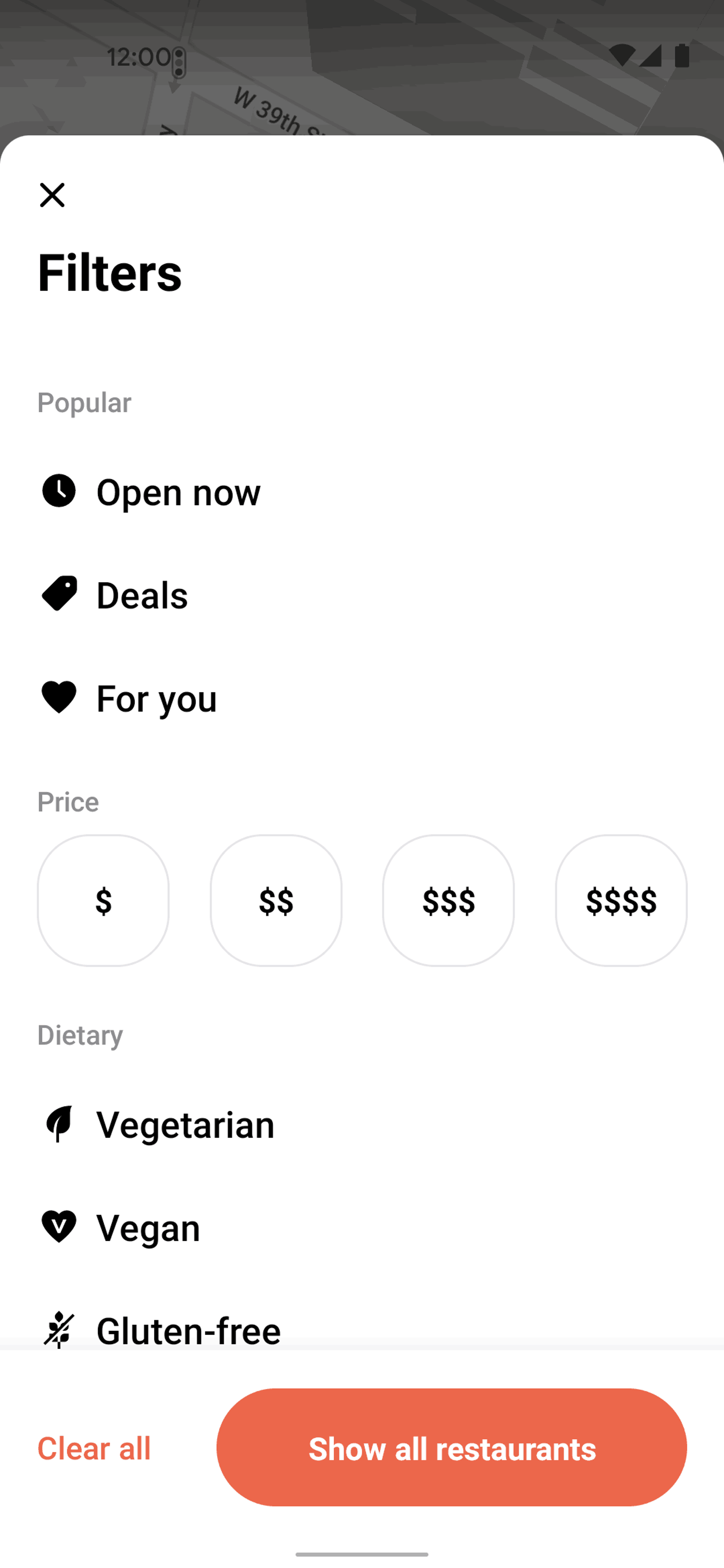 Allset Android Food & Drink interface screenshot 9