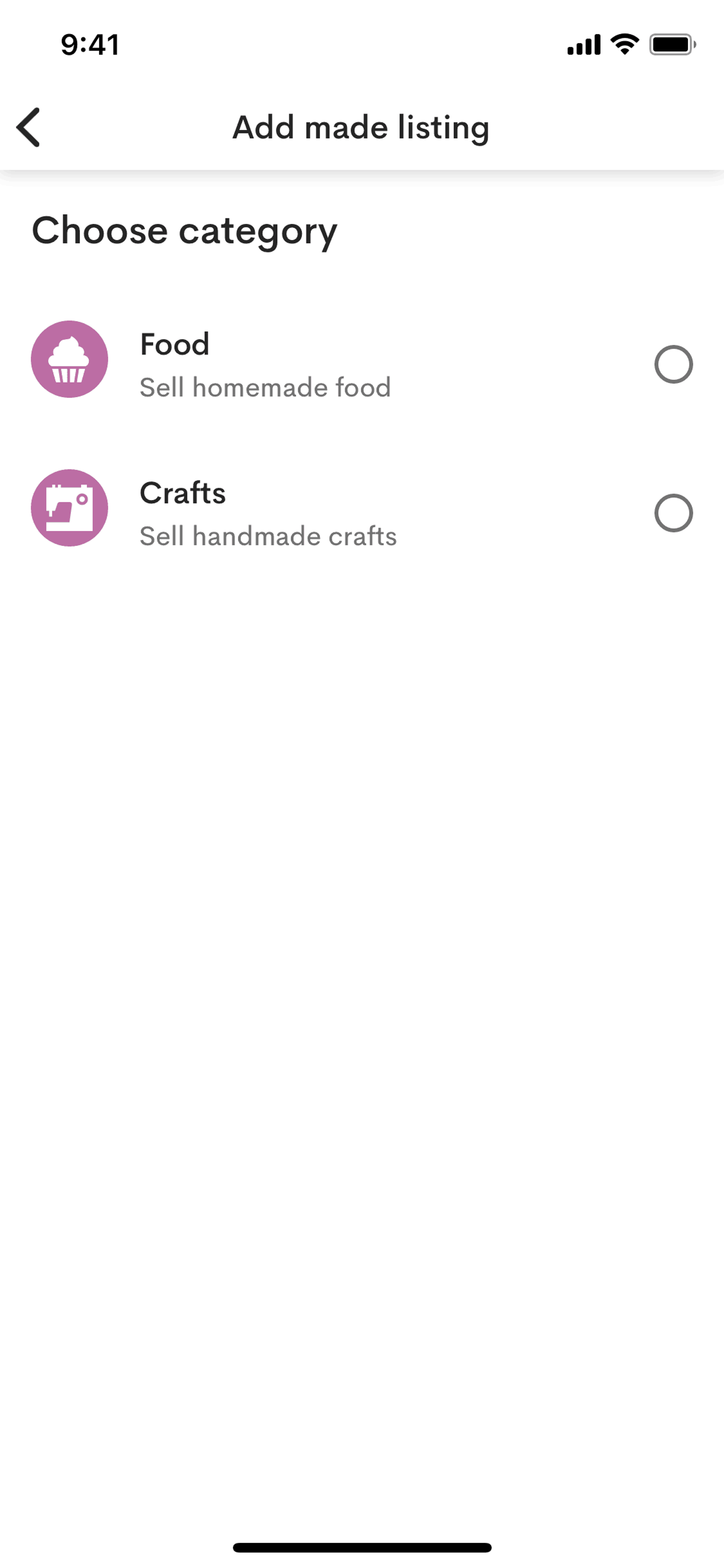 OLIO iOS Food & Drink interface screenshot 10