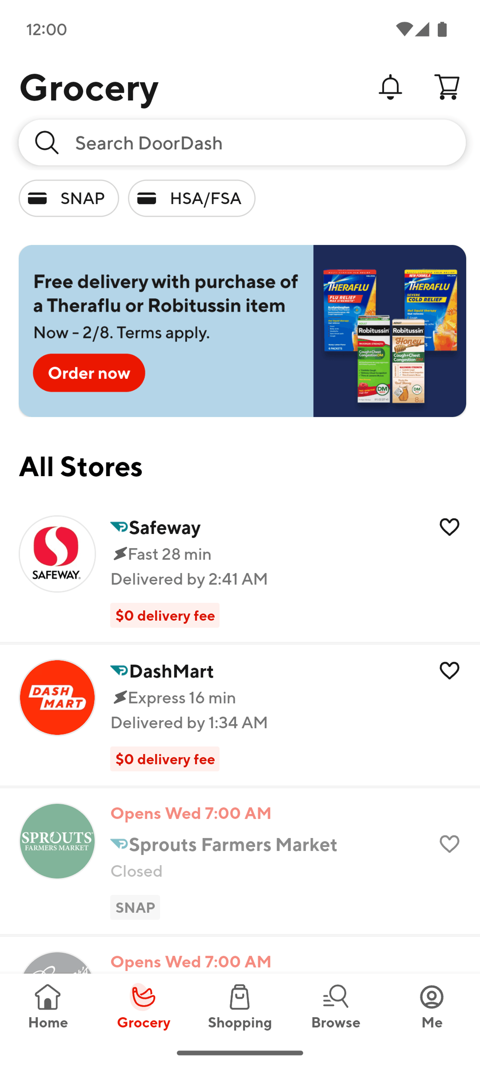 DoorDash Android Shopping interface screenshot 12