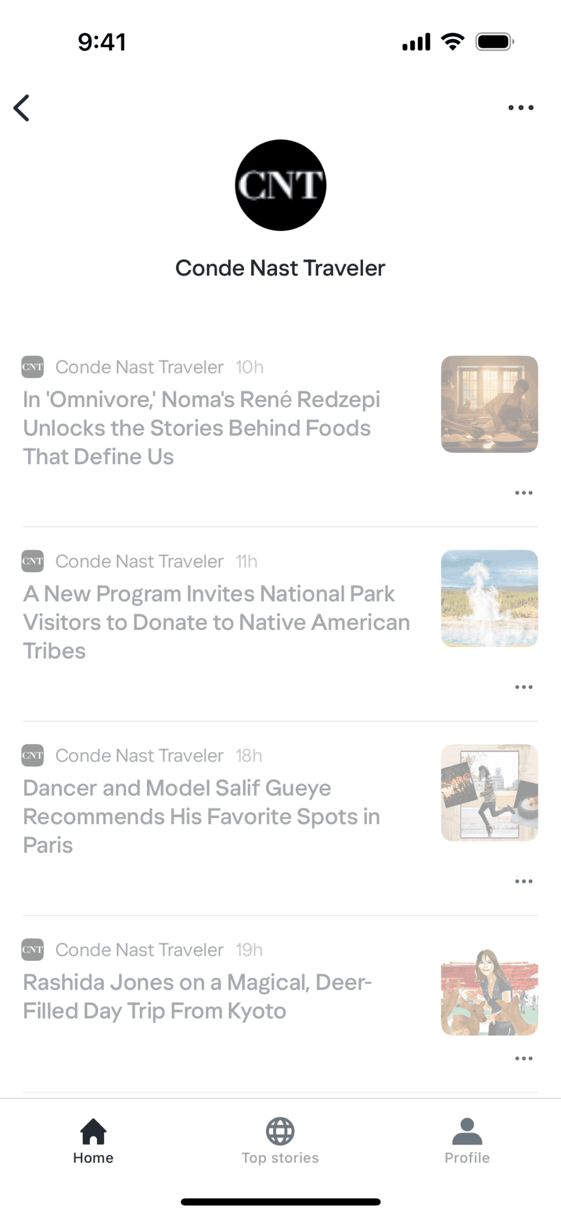 Yahoo News iOS News interface screenshot 21