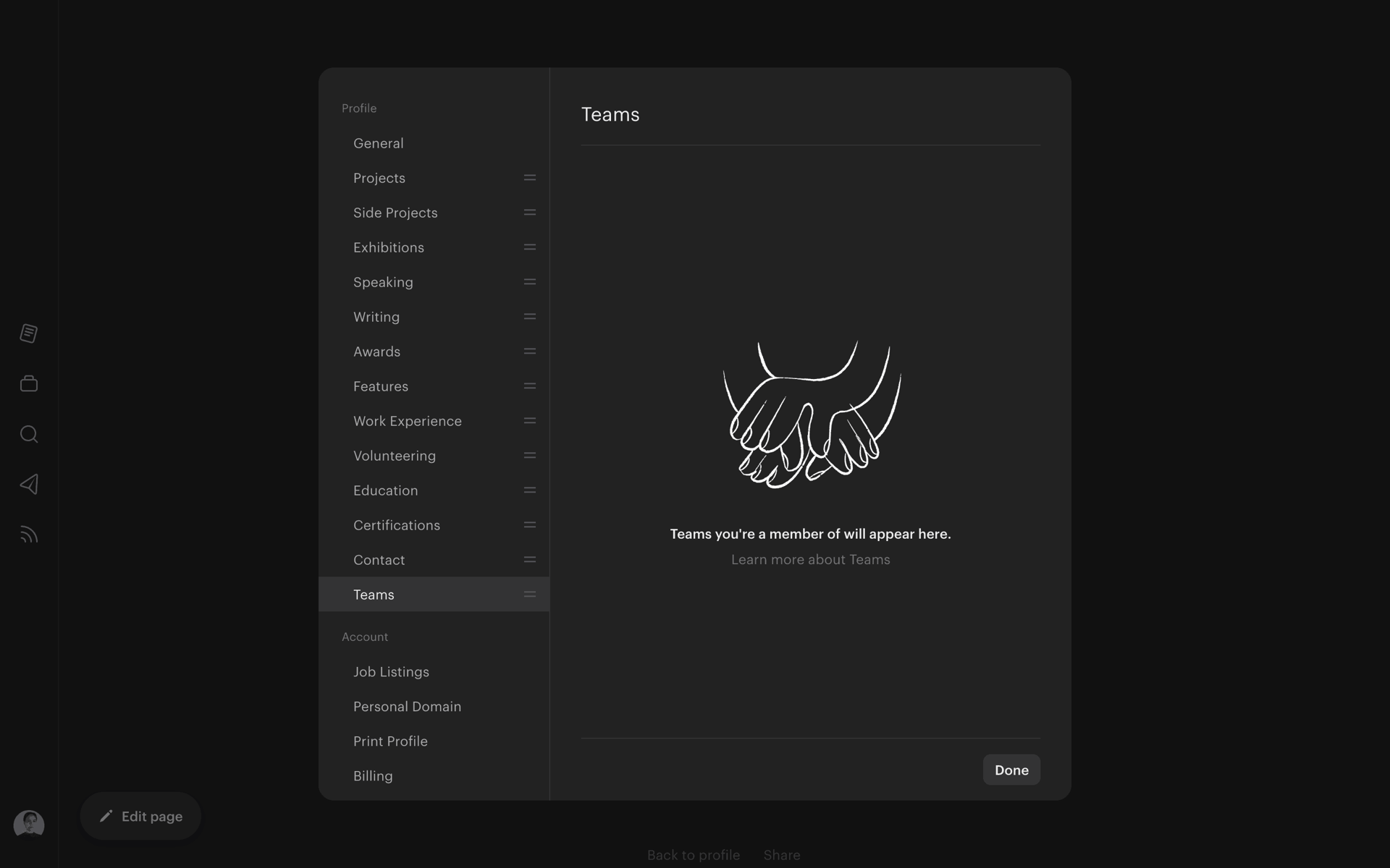 Read.cv Web Social Networking interface screenshot 20