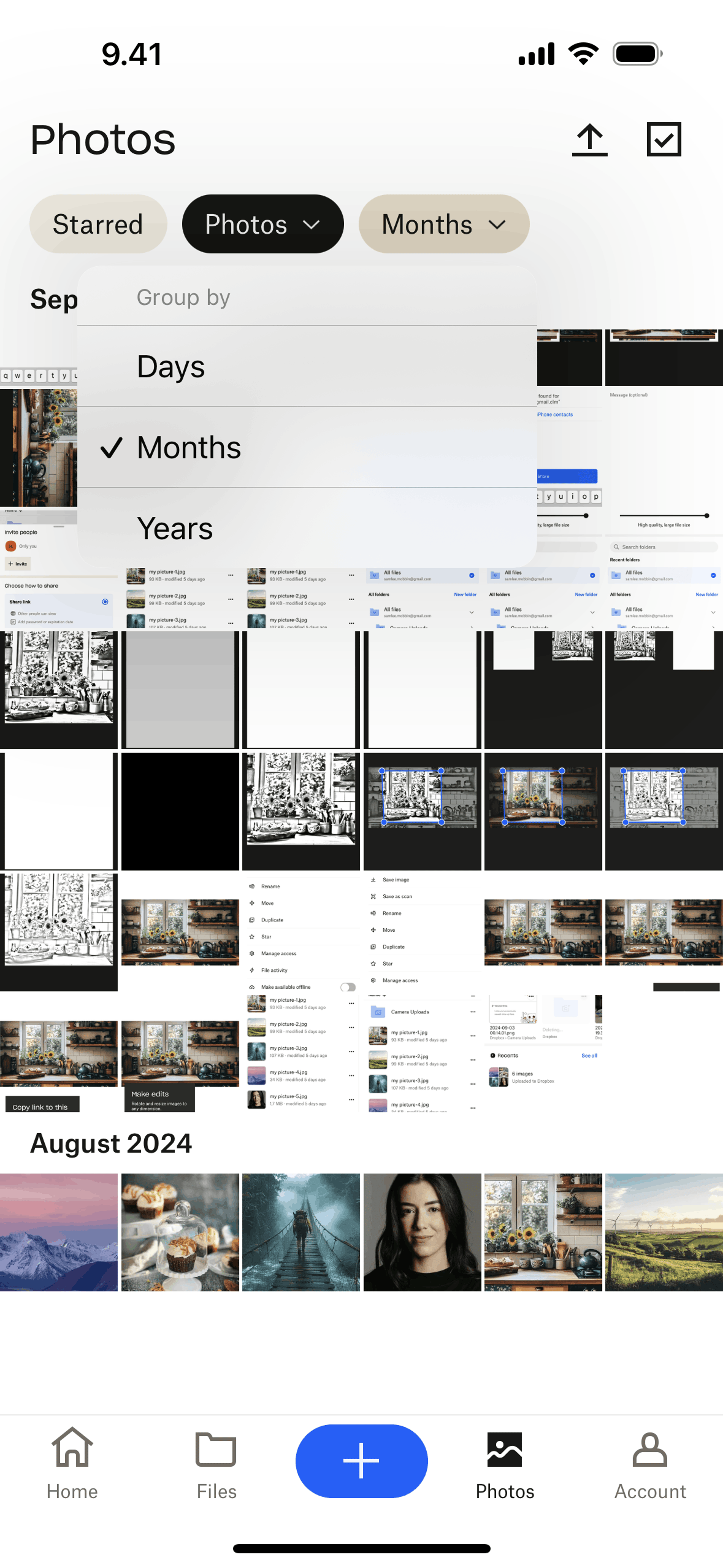 Dropbox iOS Productivity interface screenshot 10