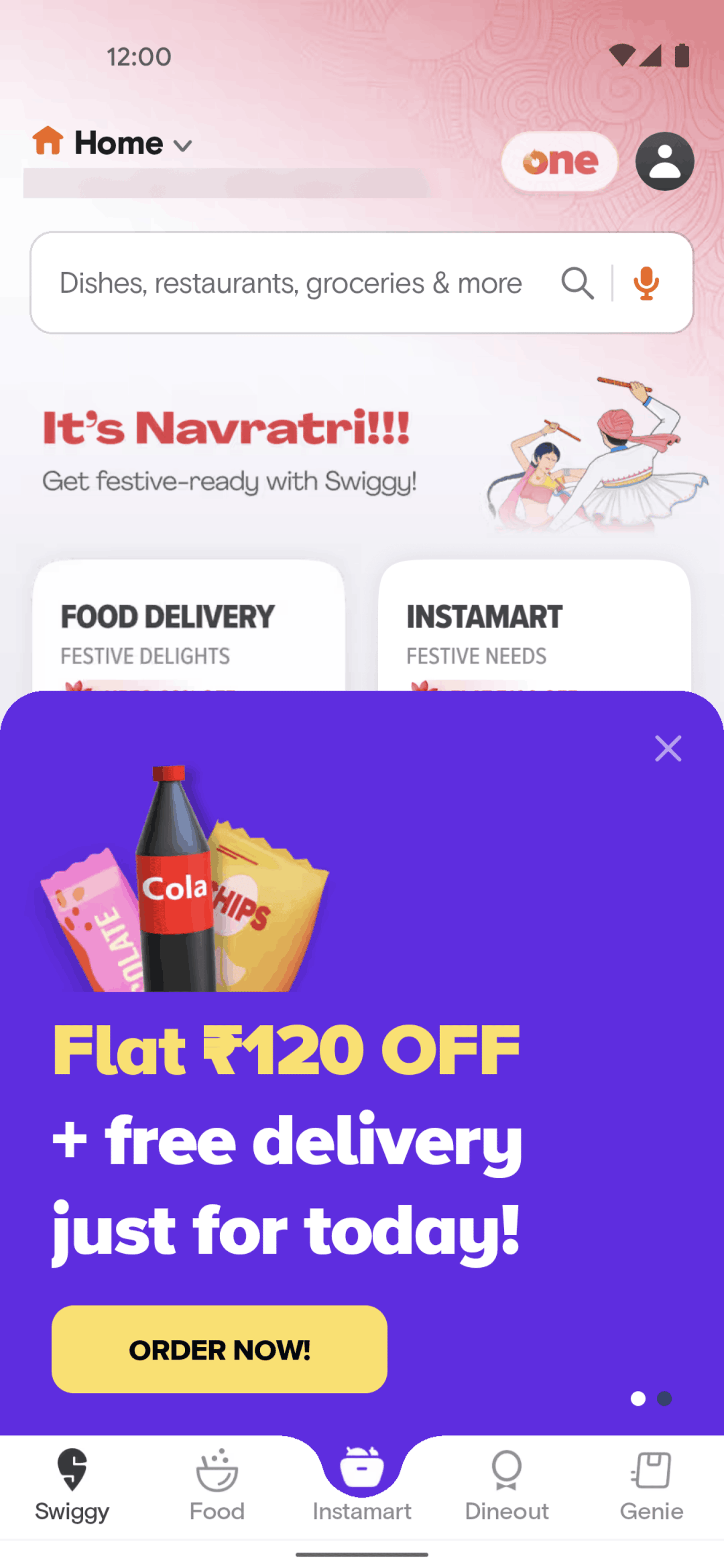 Swiggy Android Food & Drink interface screenshot 11