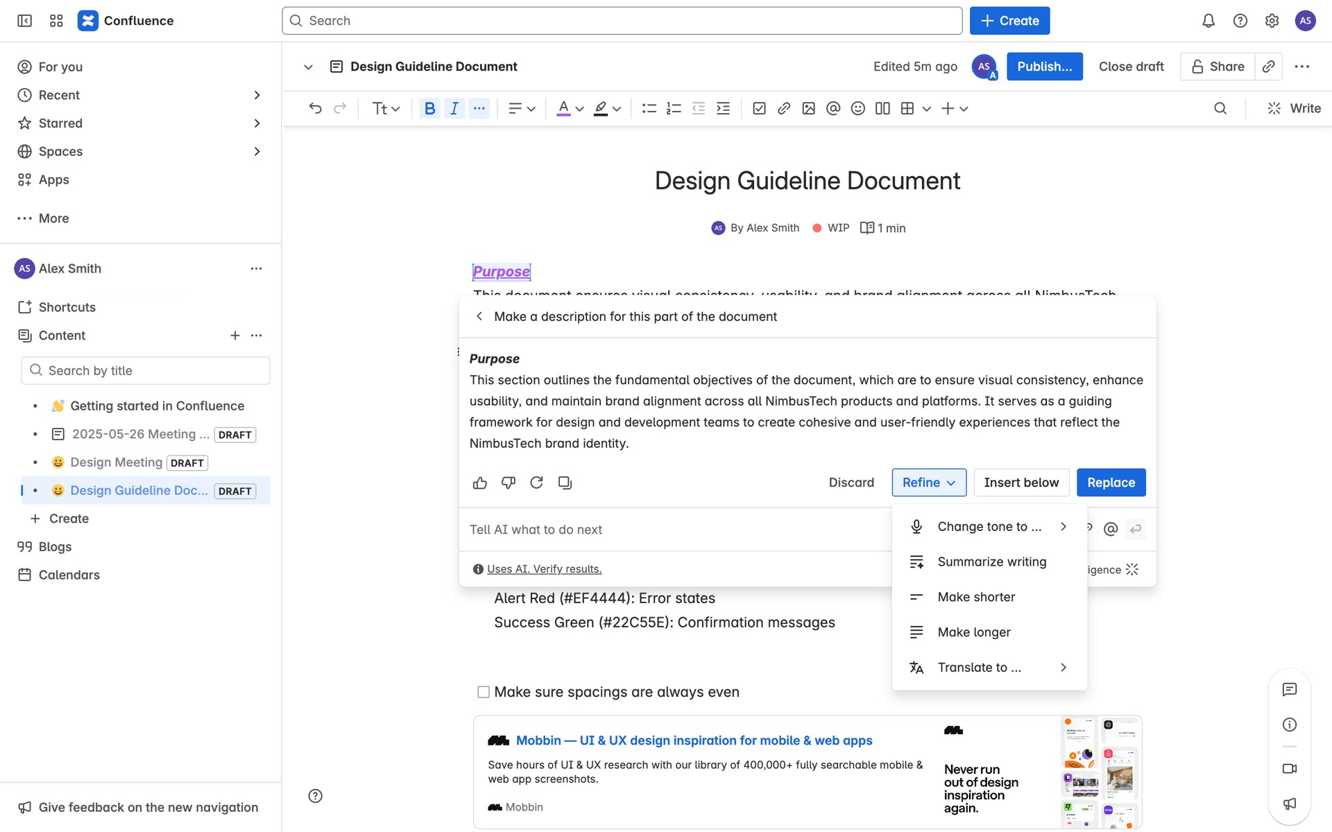 Confluence Web Collaboration interface screenshot 12