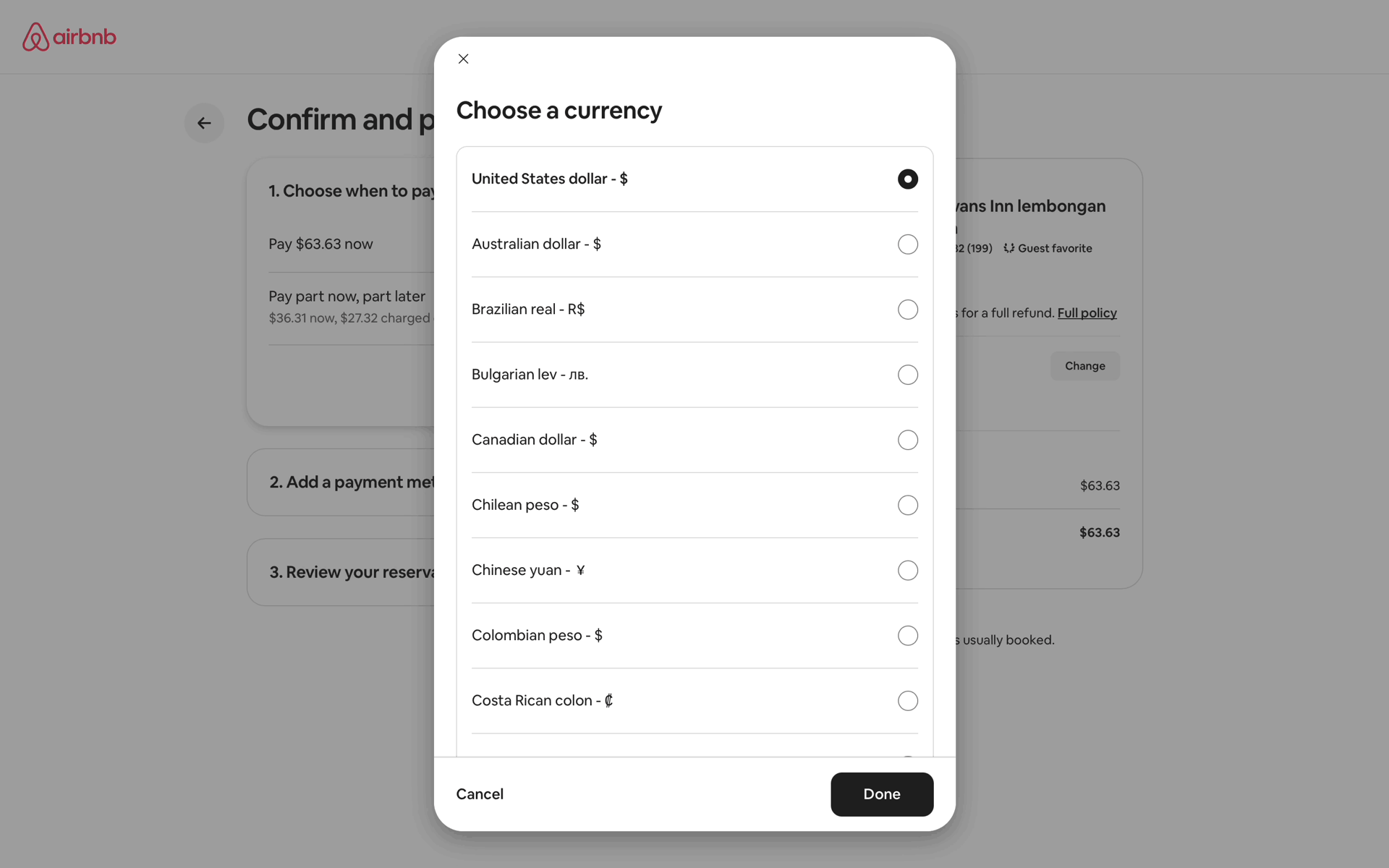 Airbnb Web Real Estate interface screenshot 11