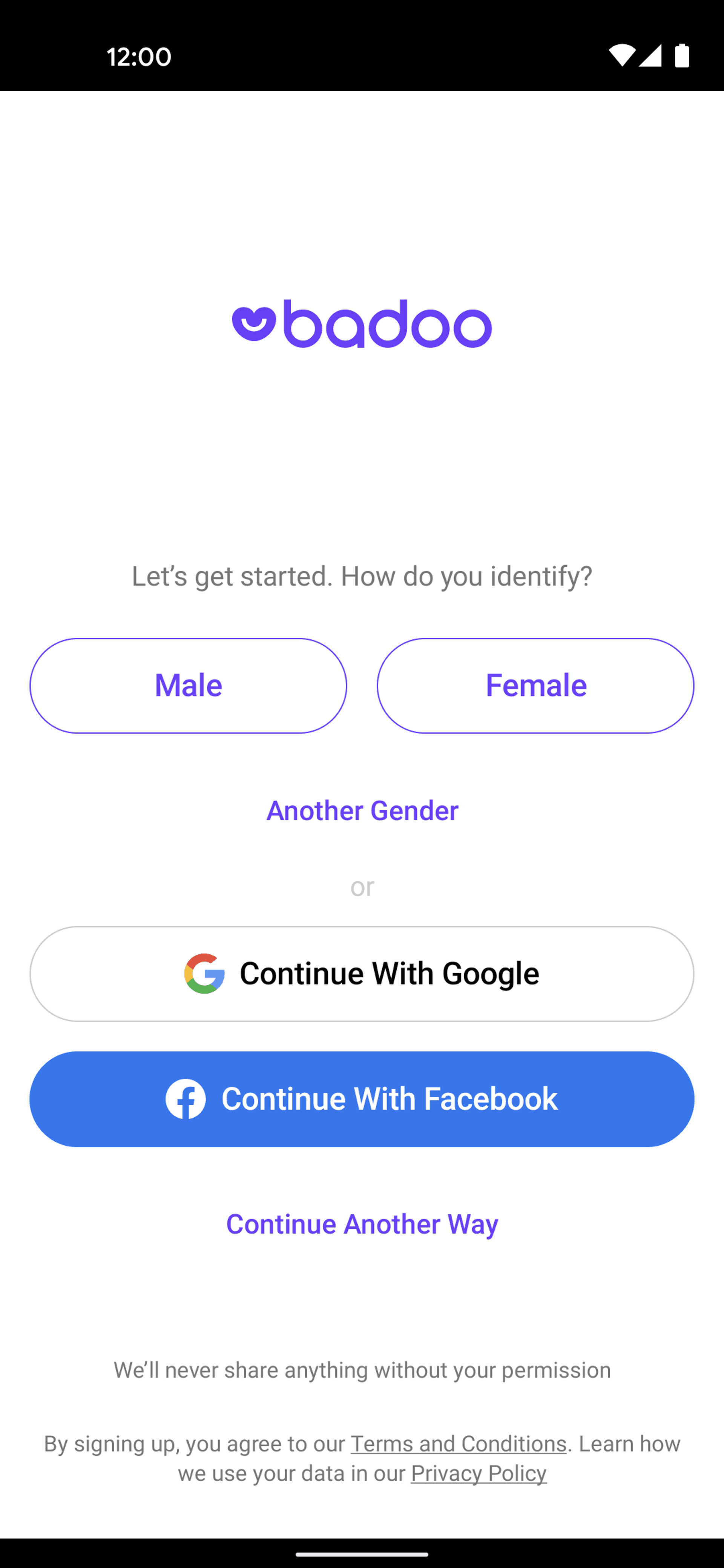 Badoo Android Lifestyle interface screenshot 5