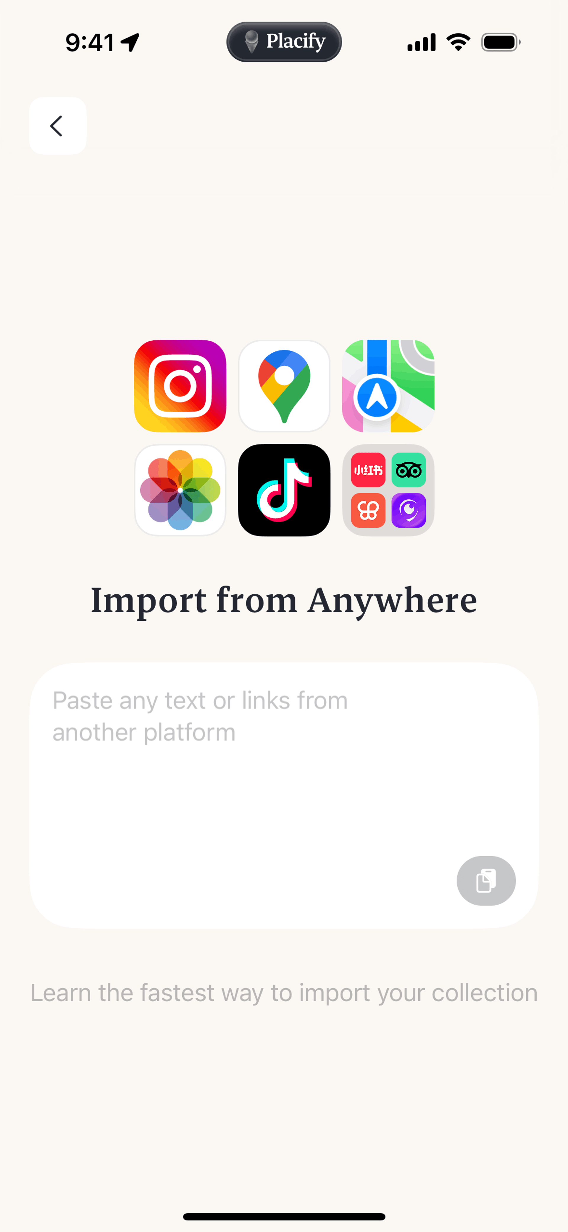 Placify iOS Lifestyle interface screenshot 13