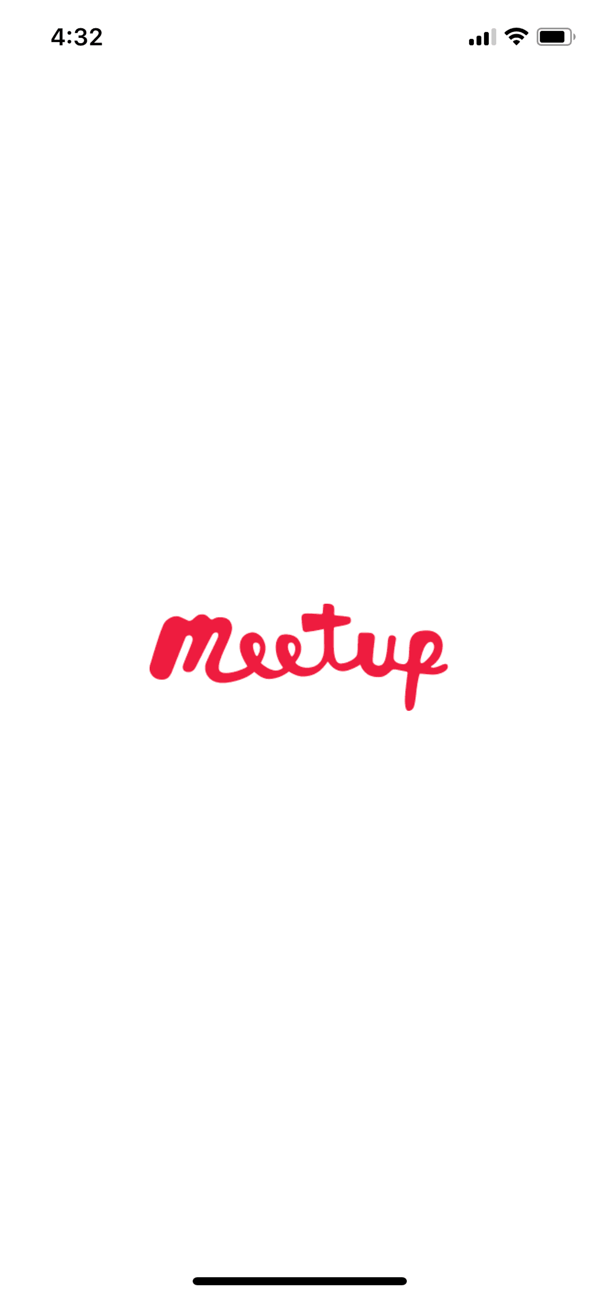 Meetup iOS Social Networking interface screenshot 1