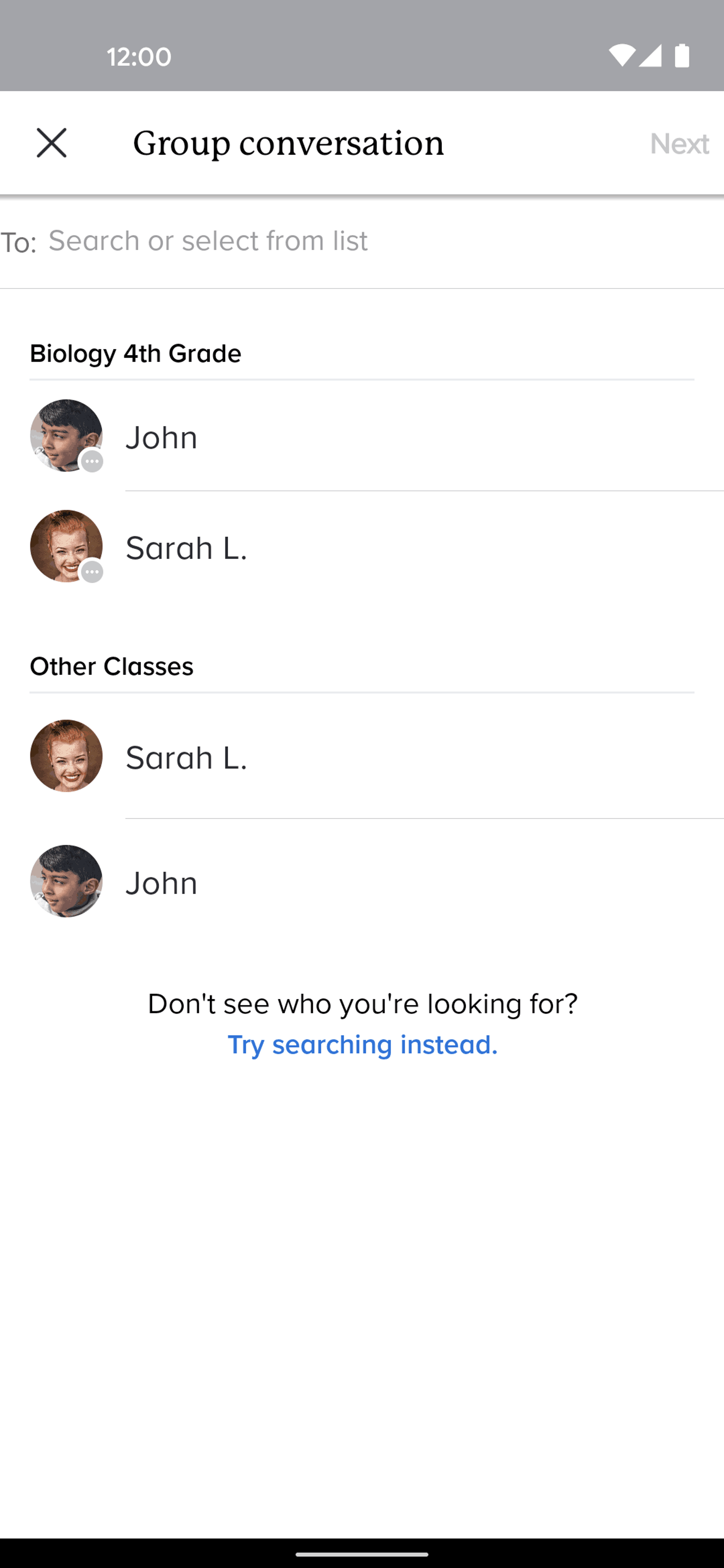 Remind Android Education interface screenshot 20