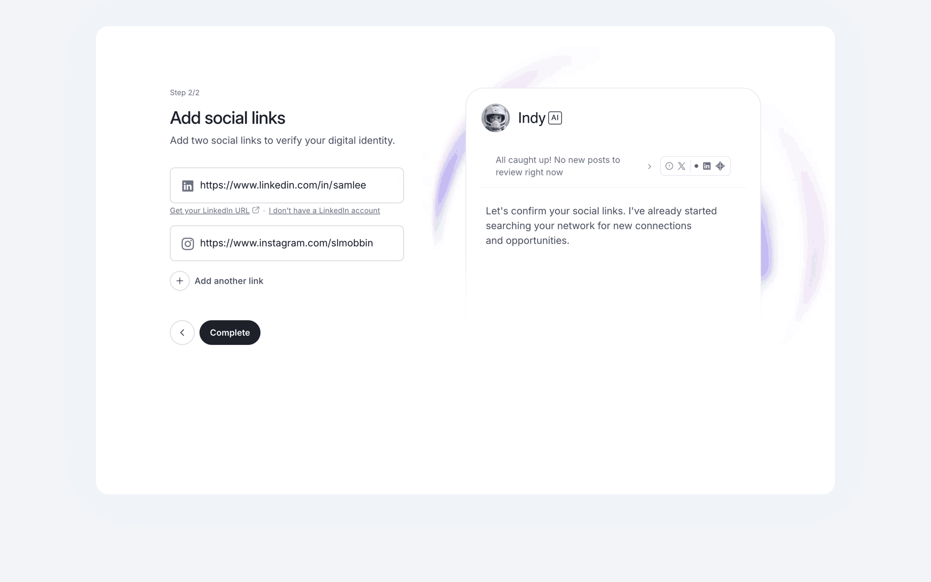 Onboarding (freelancer) on Contra (web) screen 13