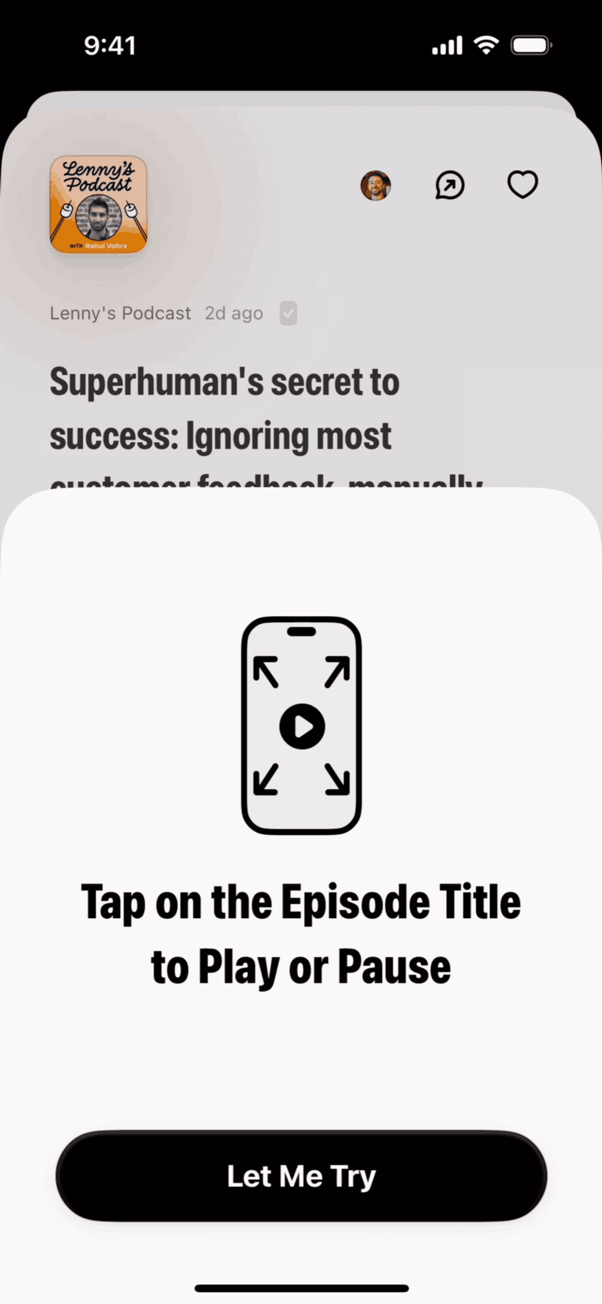 Queue iOS News interface screenshot 4