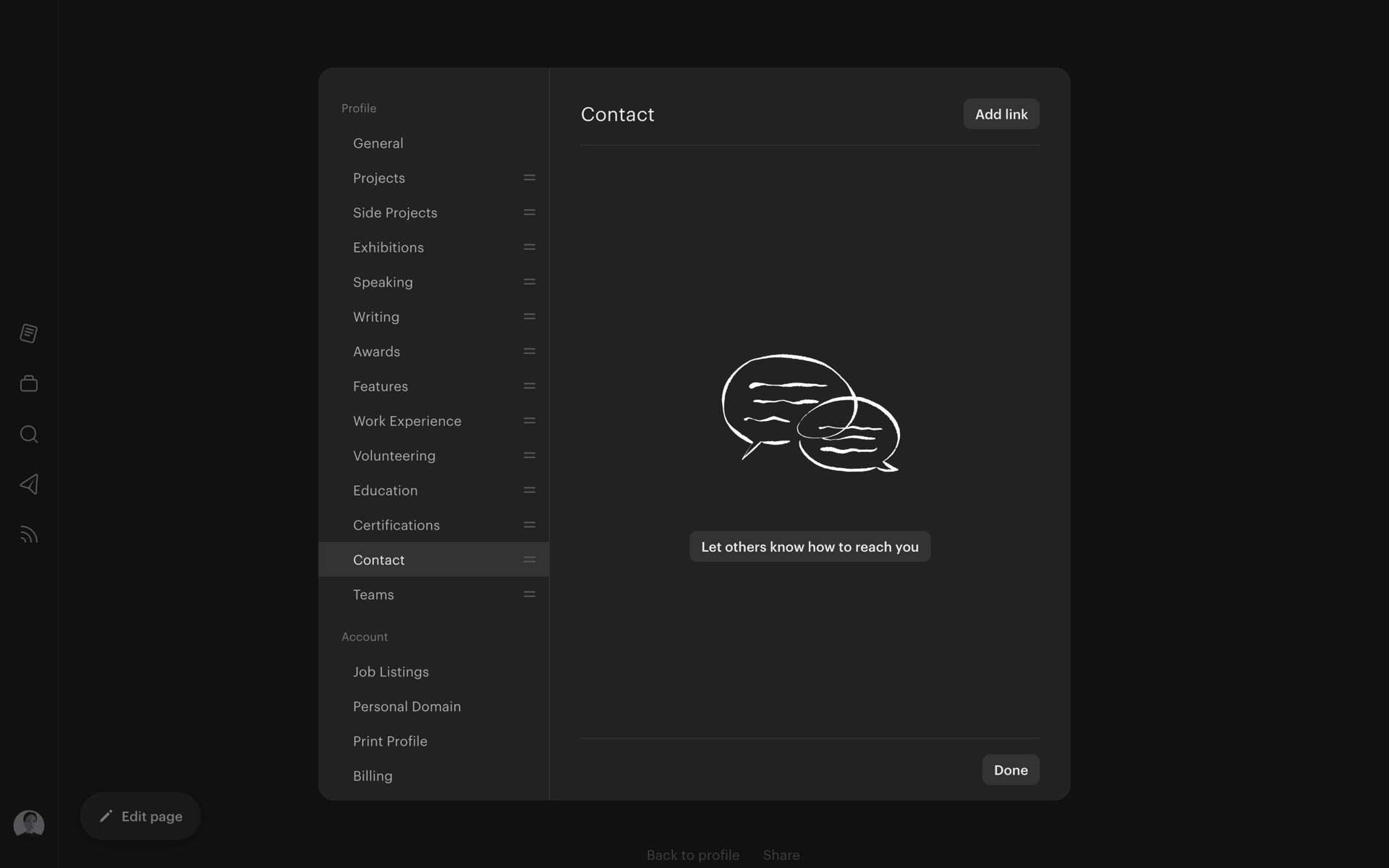 Read.cv Web Social Networking interface screenshot 19